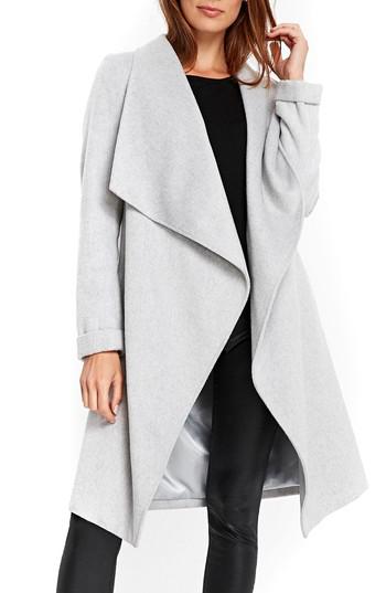 grey waterfall blazer