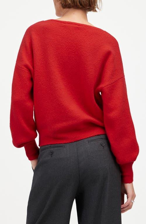 madewell v neck sweater