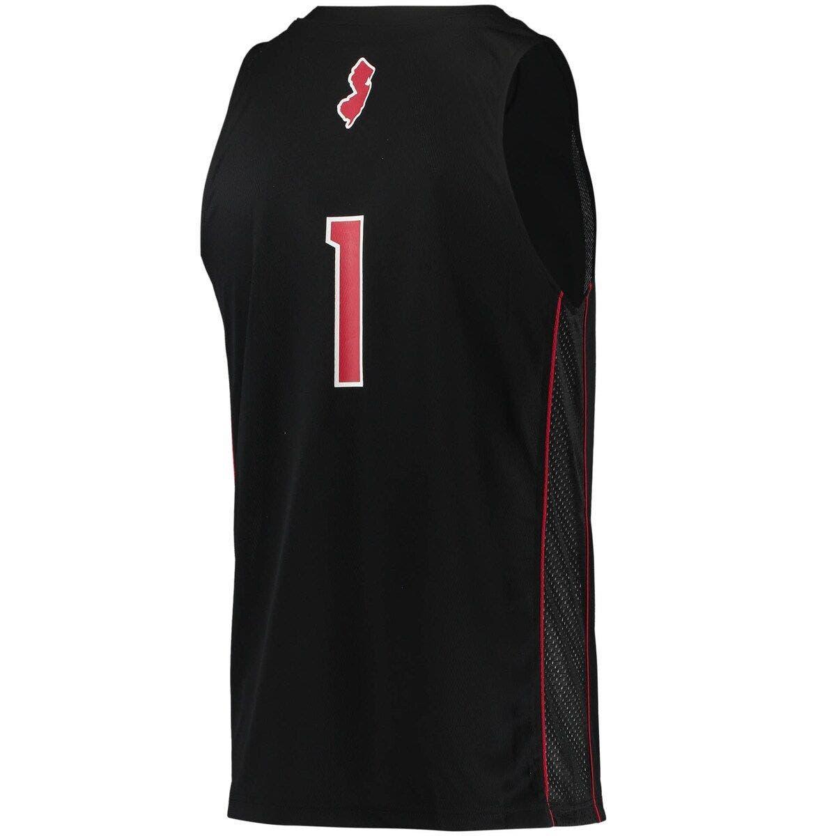 Men's adidas #1 Black Louisville Cardinals 2023 Premier Jersey