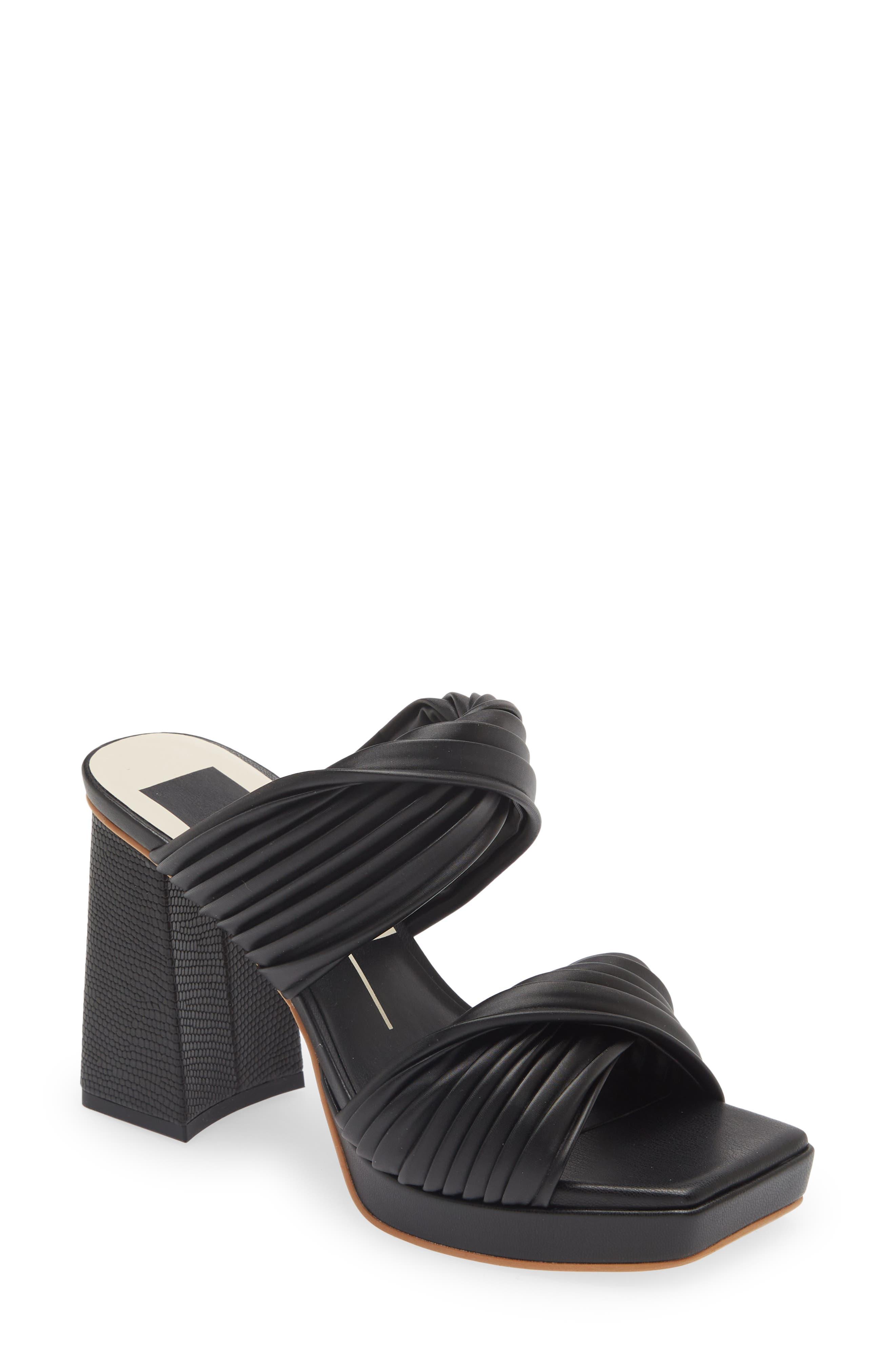 Dolce Vita Altin Platform Slide Sandal in Black | Lyst Dolce Vita Altin Platform Slide Sandal in Black | Lyst
