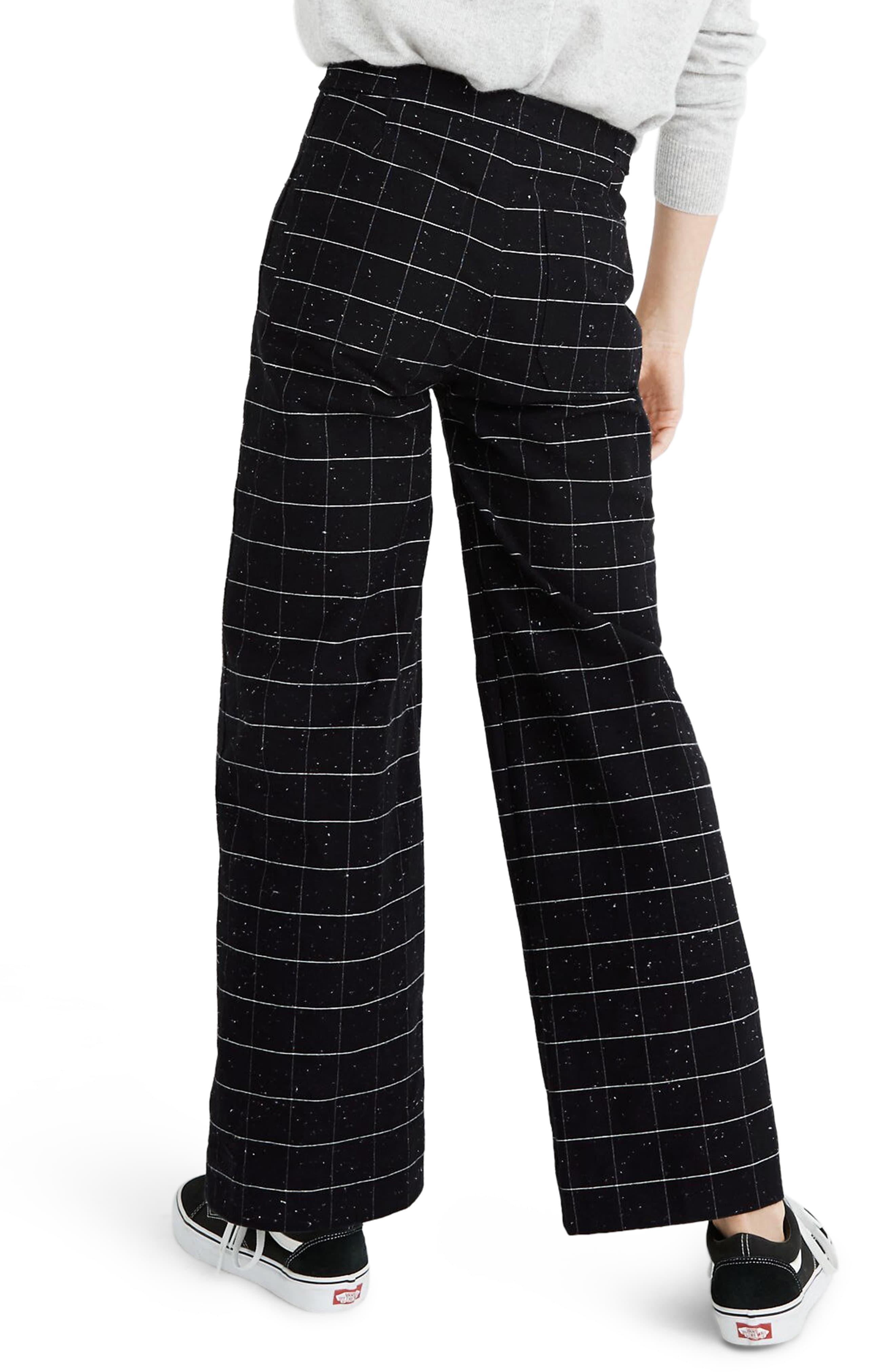 madewell windowpane pants