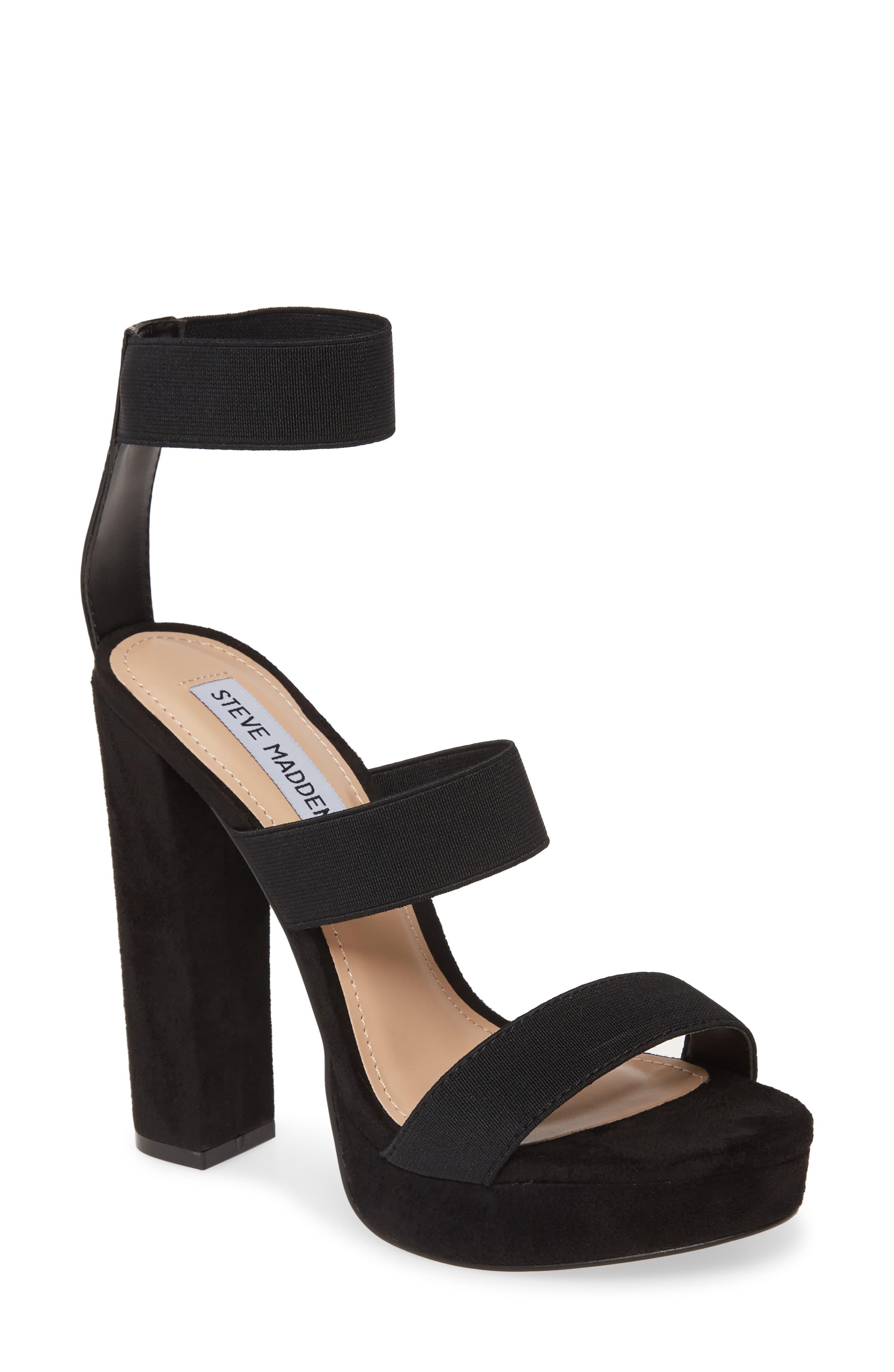 steve madden strappy platform sandals
