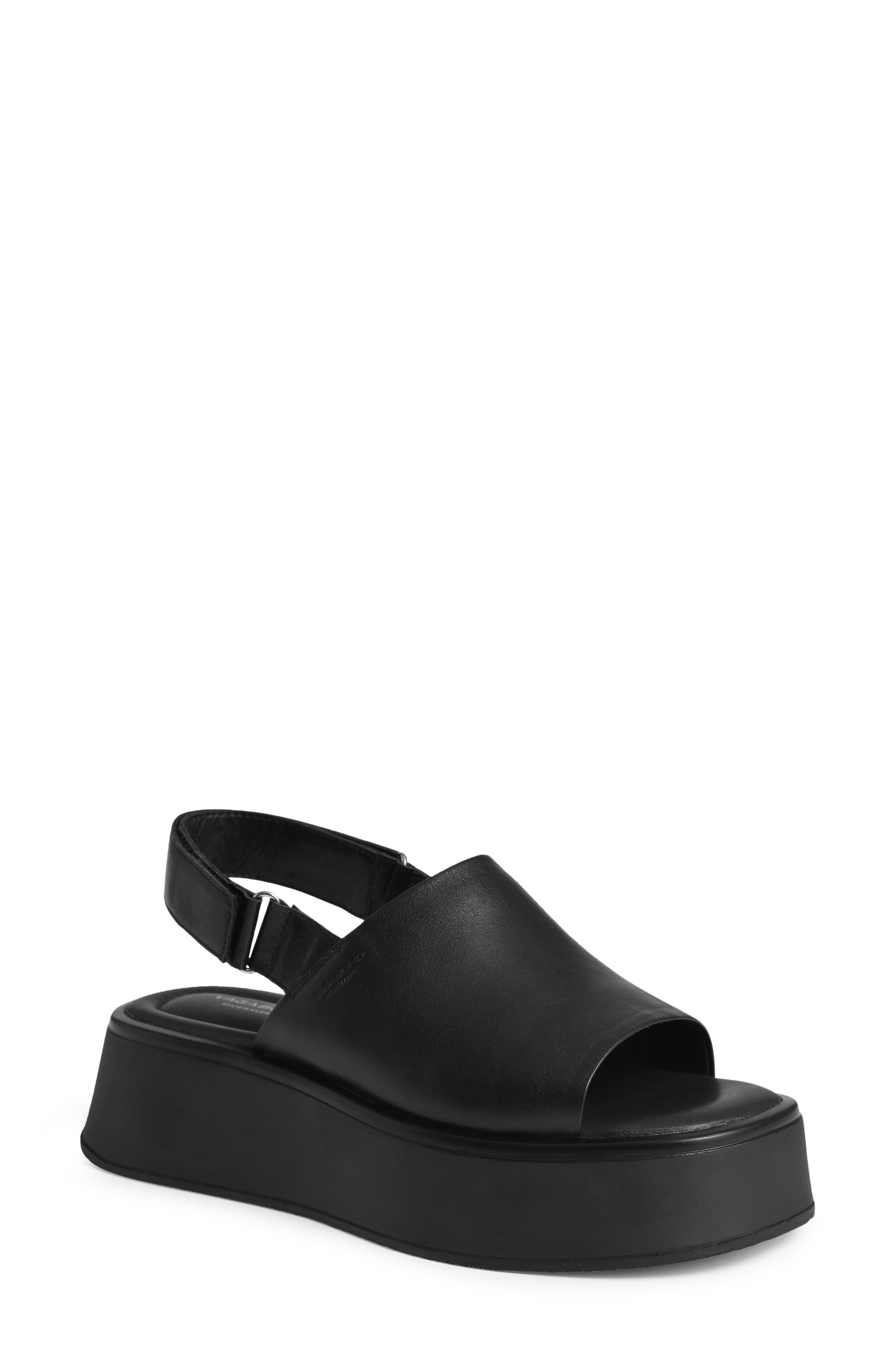 Vagabond Shoemakers Courtney Slingback Platform Sandal in Black | Lyst