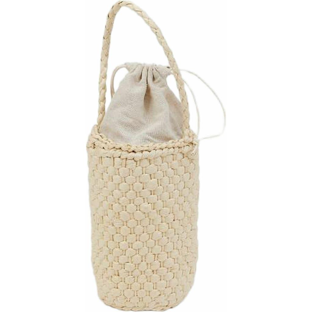 Hat Attack Straw Wine Bag in Natural Lyst