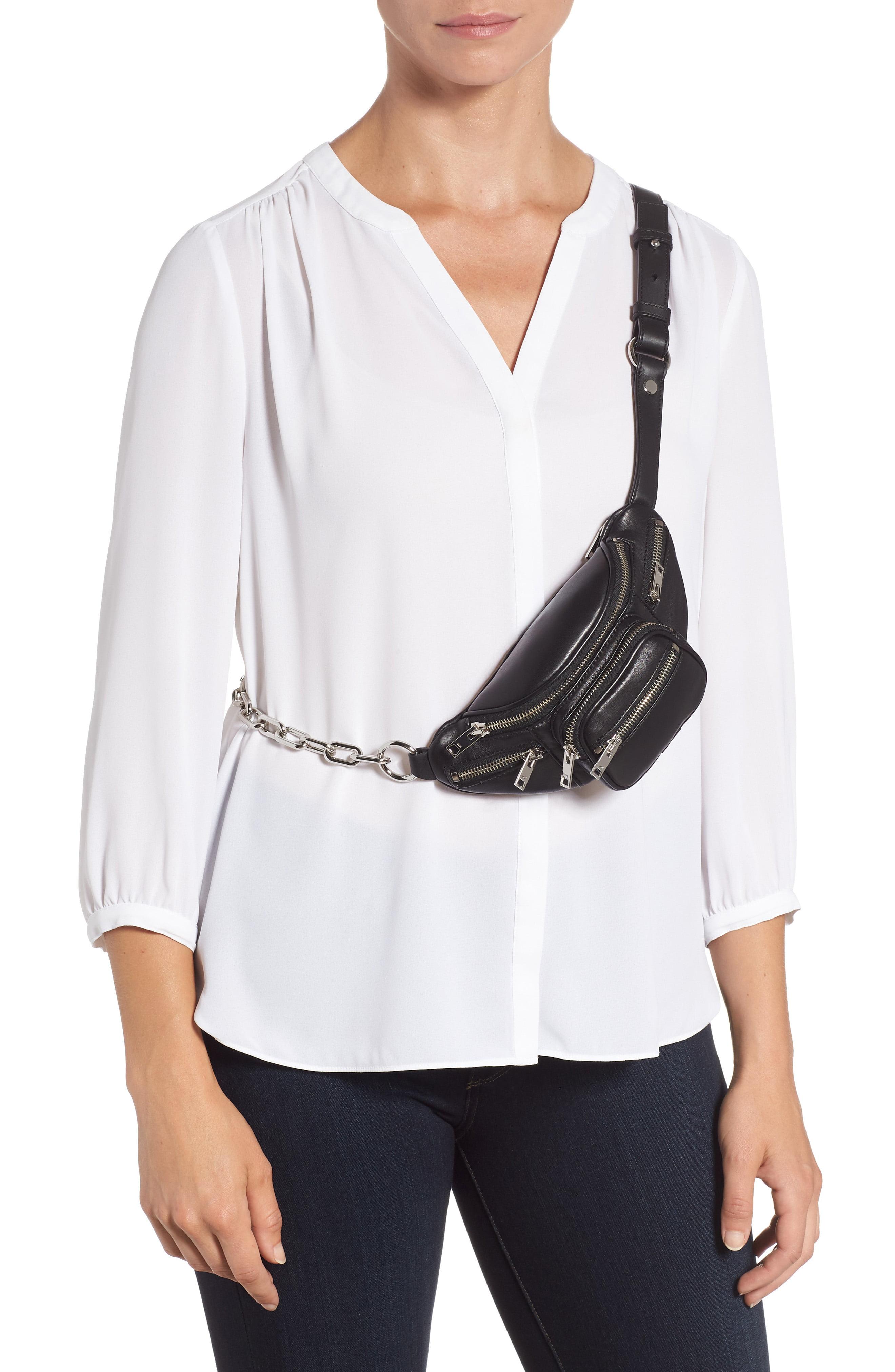 Alexander wang attica leather fanny pack online
