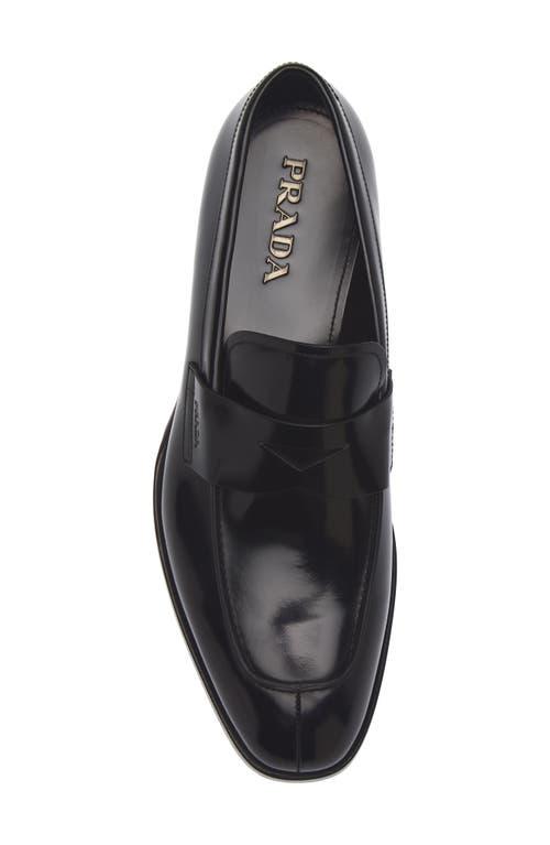 Prada Penny Loafer in Black for Men Lyst