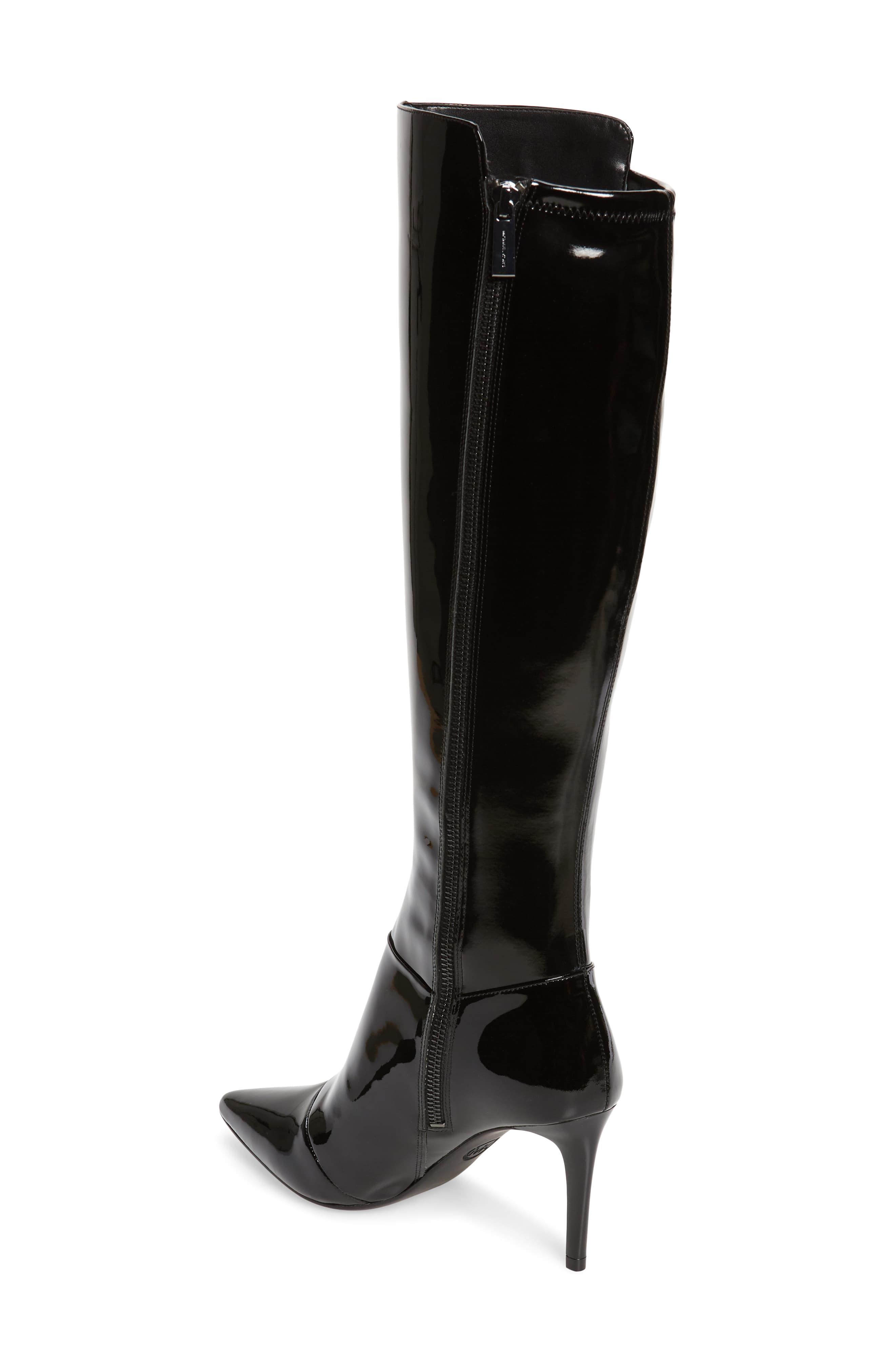 Michael michael kors dorothy leather flex tall boots Clearance
