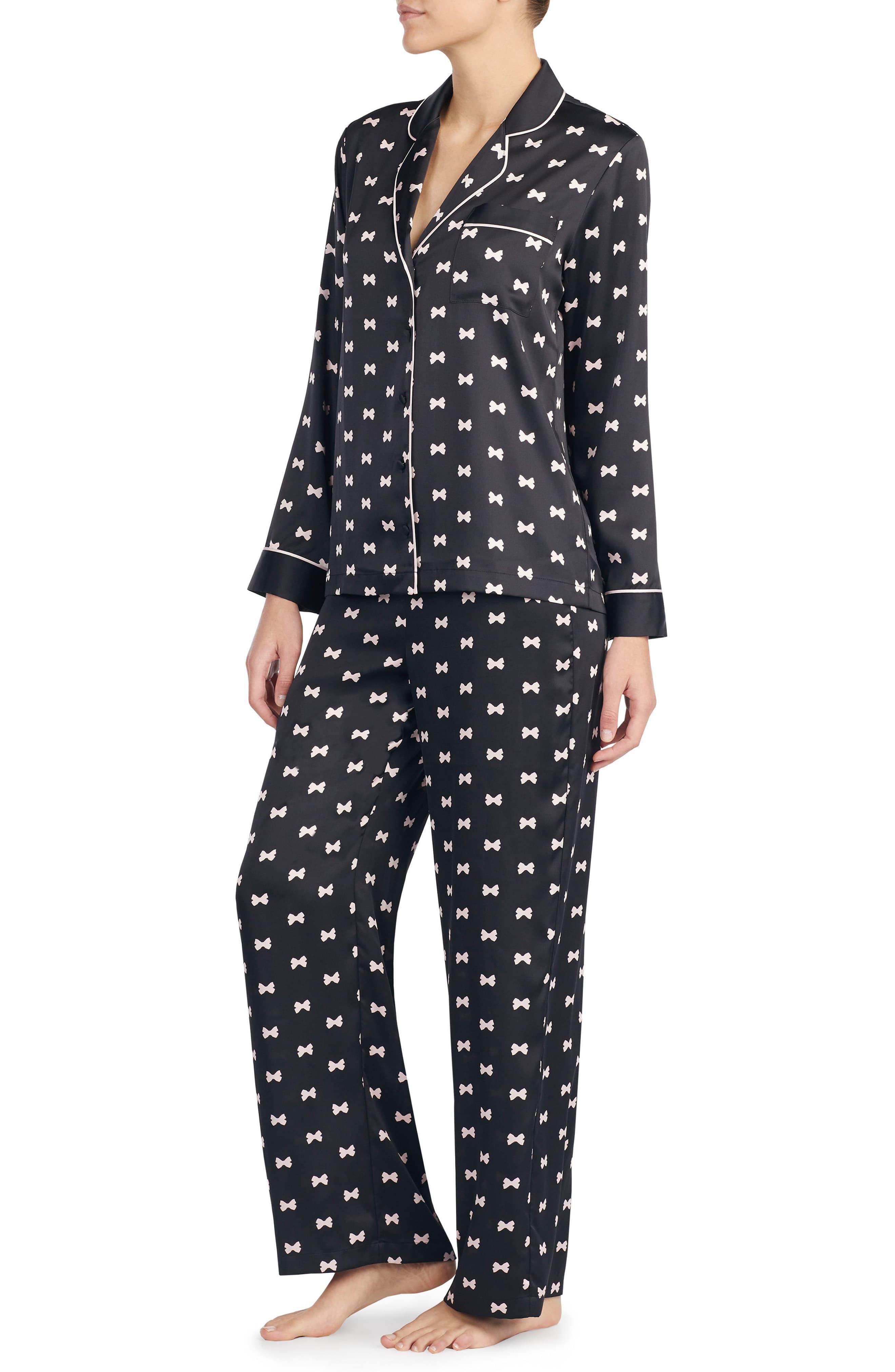 Kate Spade Print Charmeuse Pajamas - Lyst