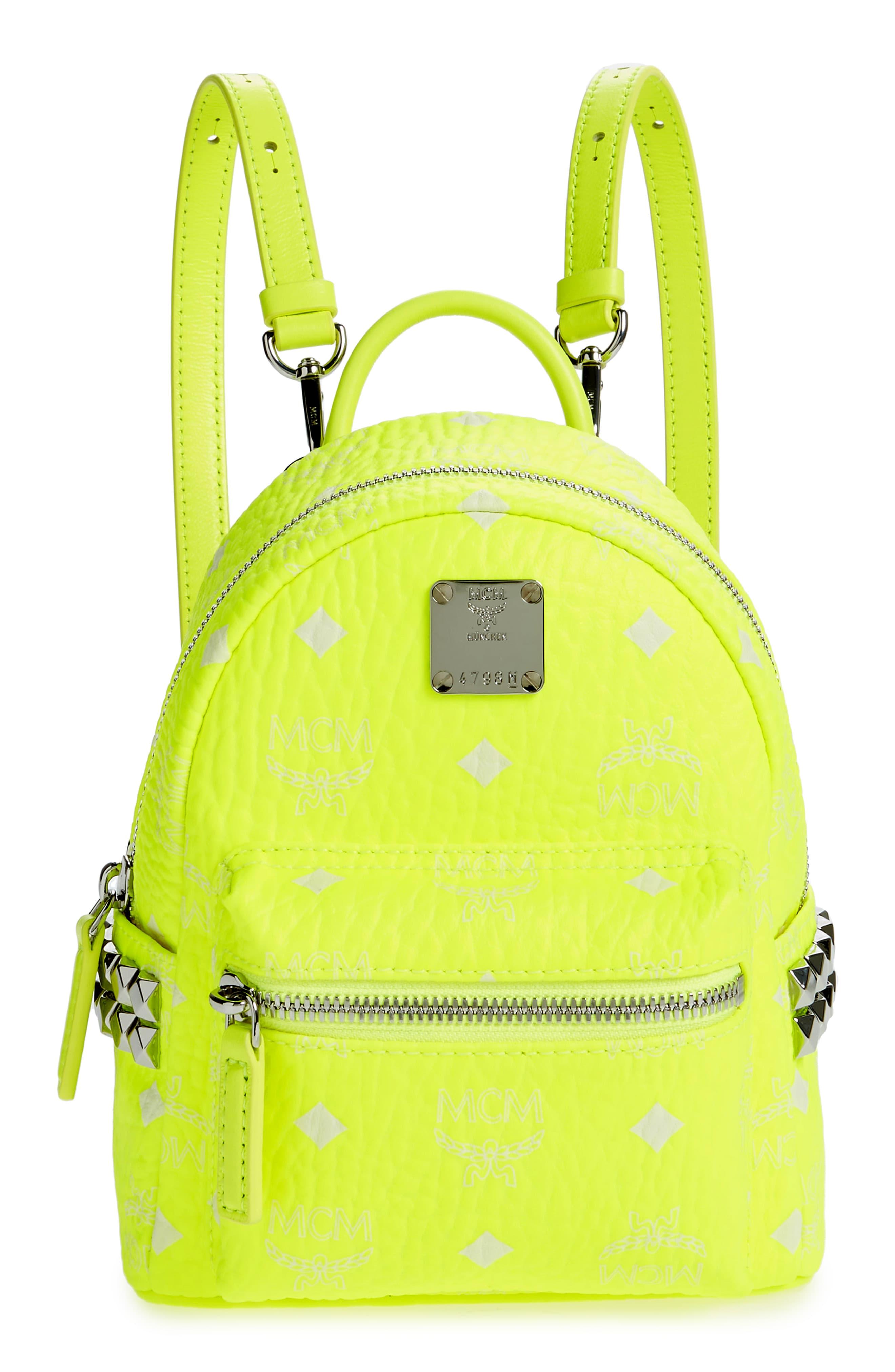 mini neon backpack