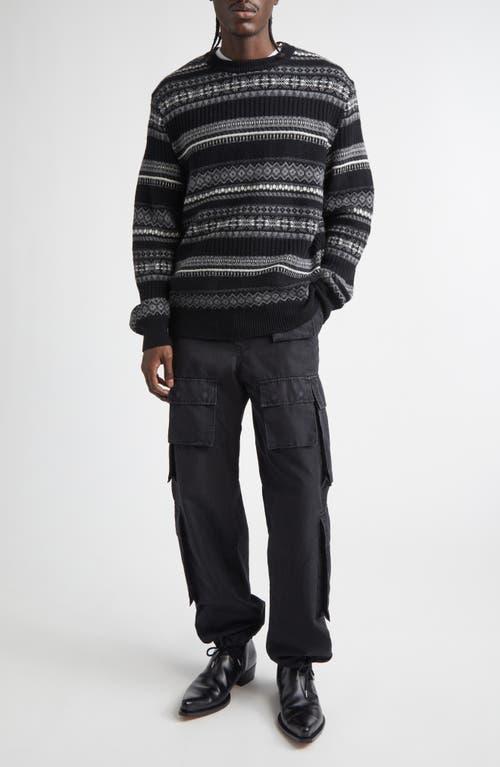 最終値下げsoloist fairisle crew neck sweater TAKAHIROMIYASHITA TheSoloist. Fair Isle Wool Creweck Sweater in