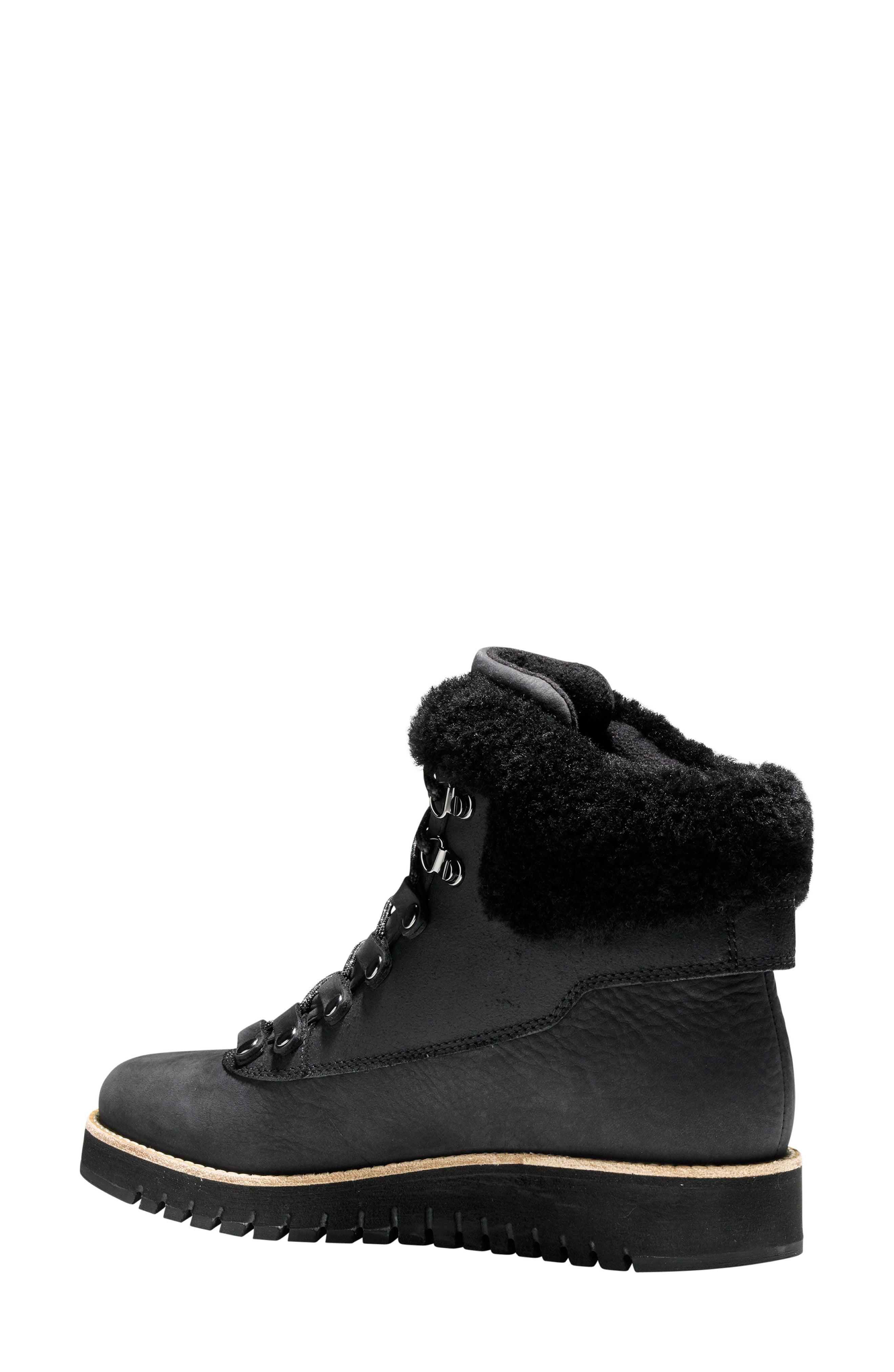grandexpløre genuine shearling trim waterproof hiker boot