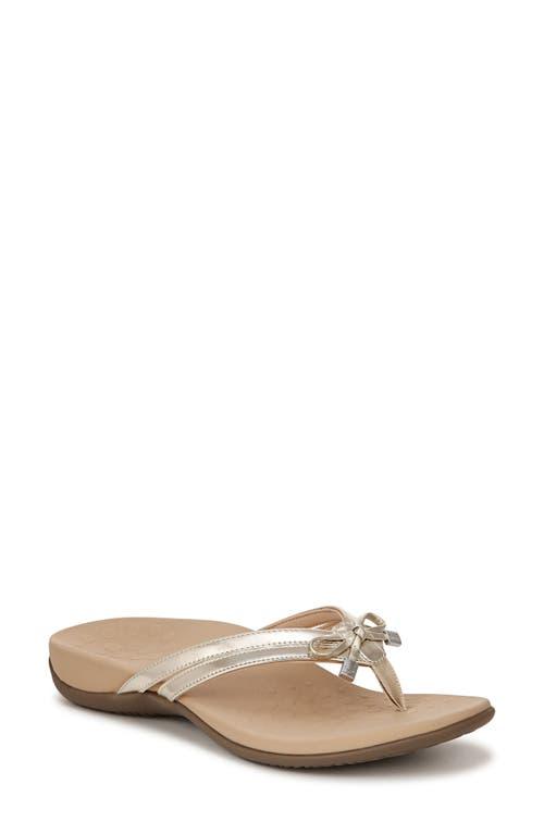 vionic bella bow flip flop