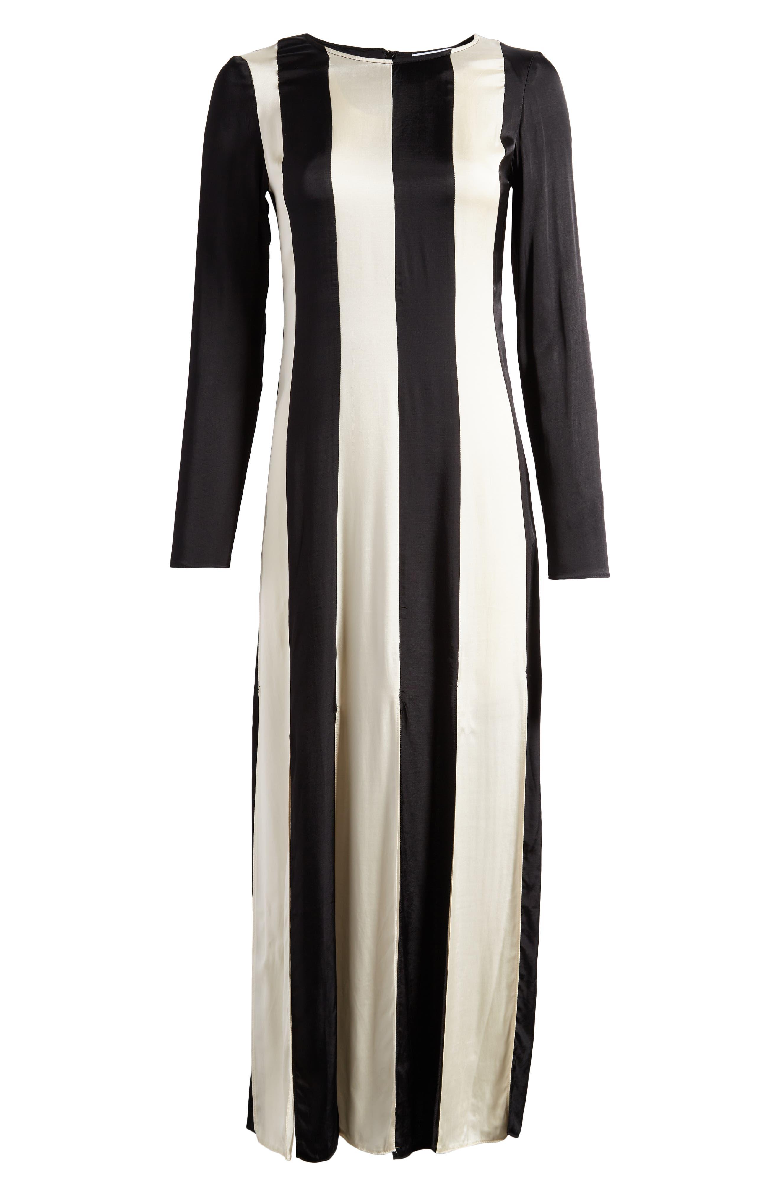 Topshop striped maxi dress cheap