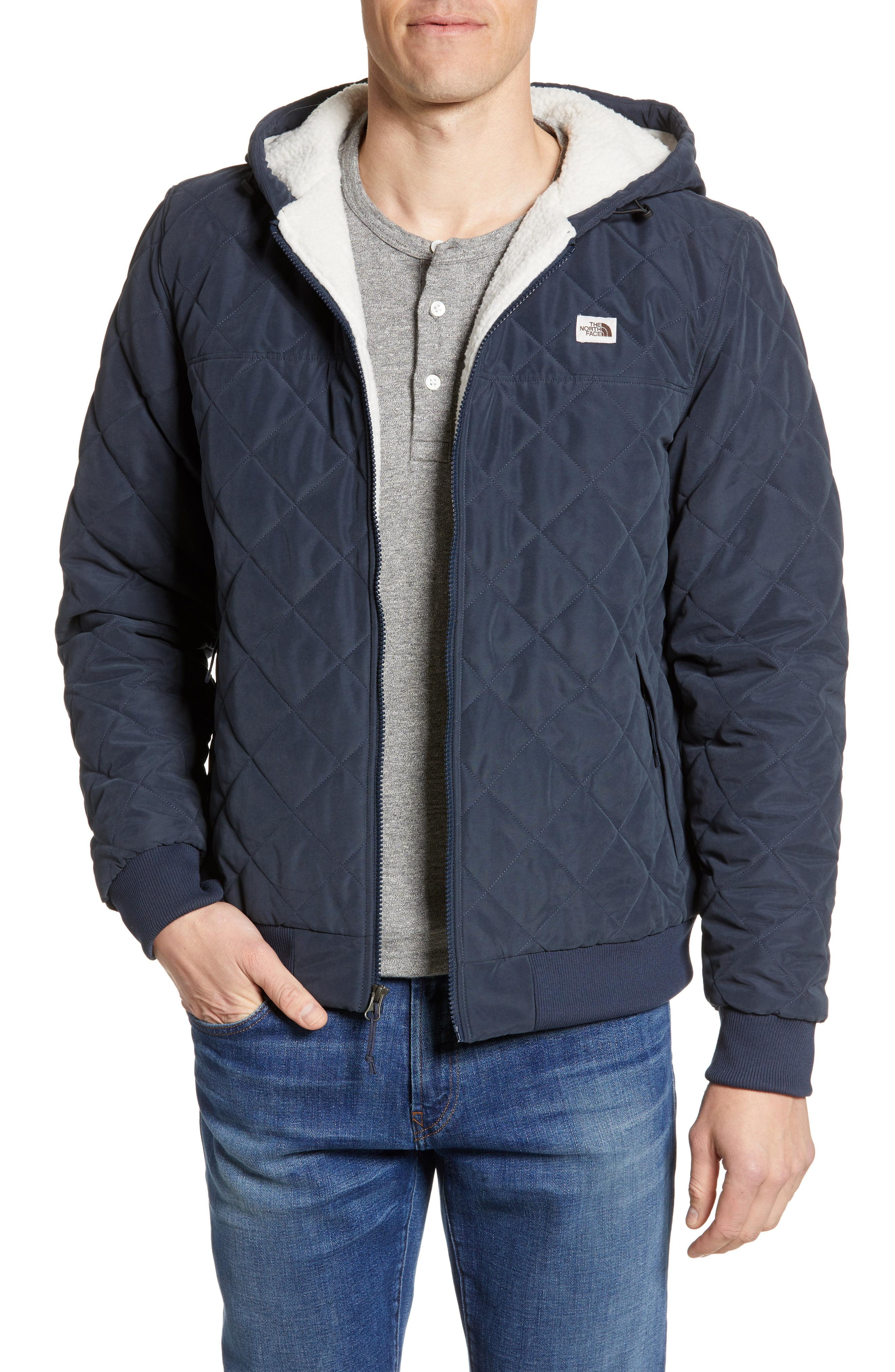 The North Face Fleece Cuchillo Insulated Hooded Jacket in Blue for Men Lyst
