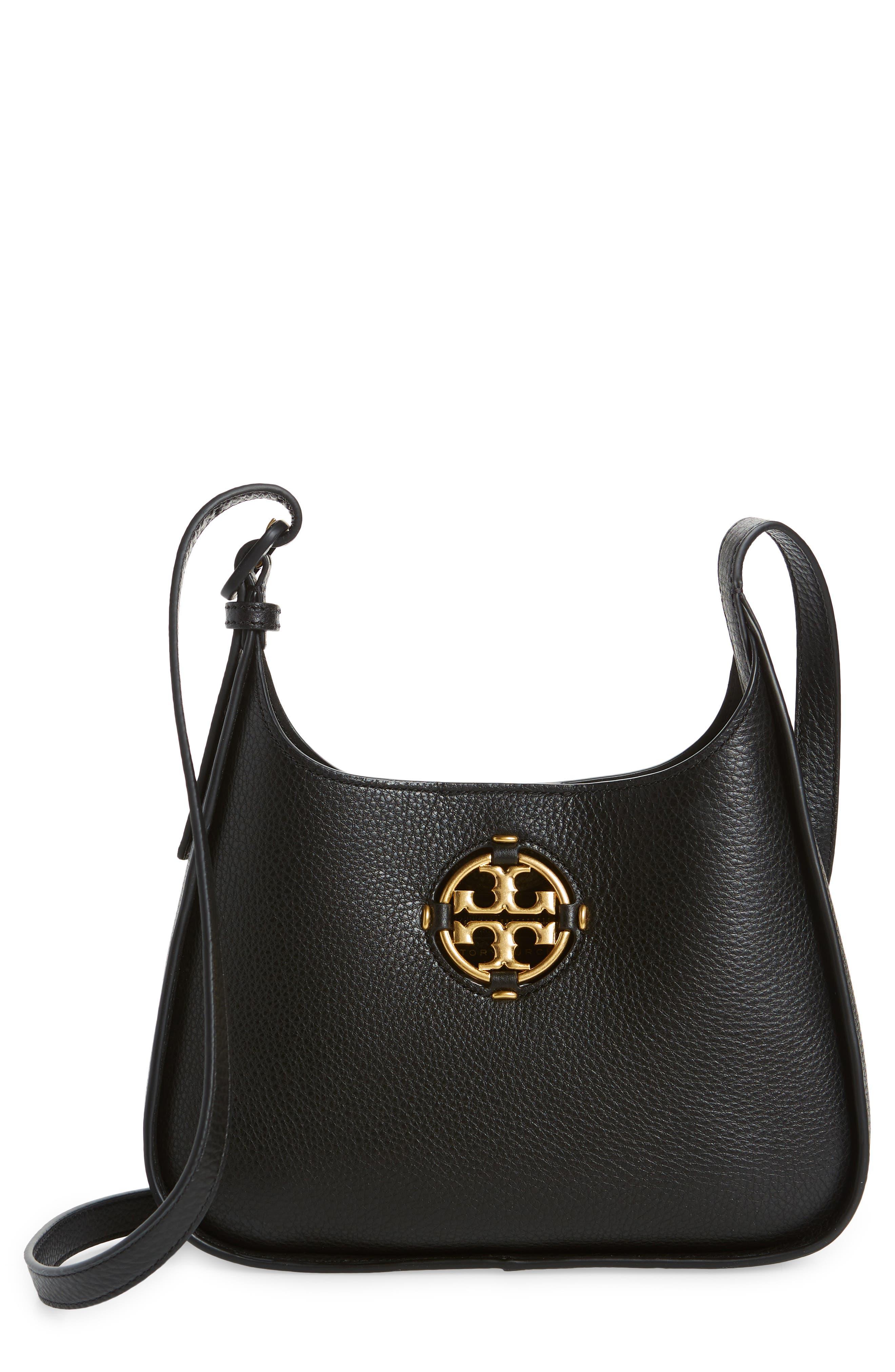 Tory Burch Miller Small Leather Crossbody Bag in Black Lyst