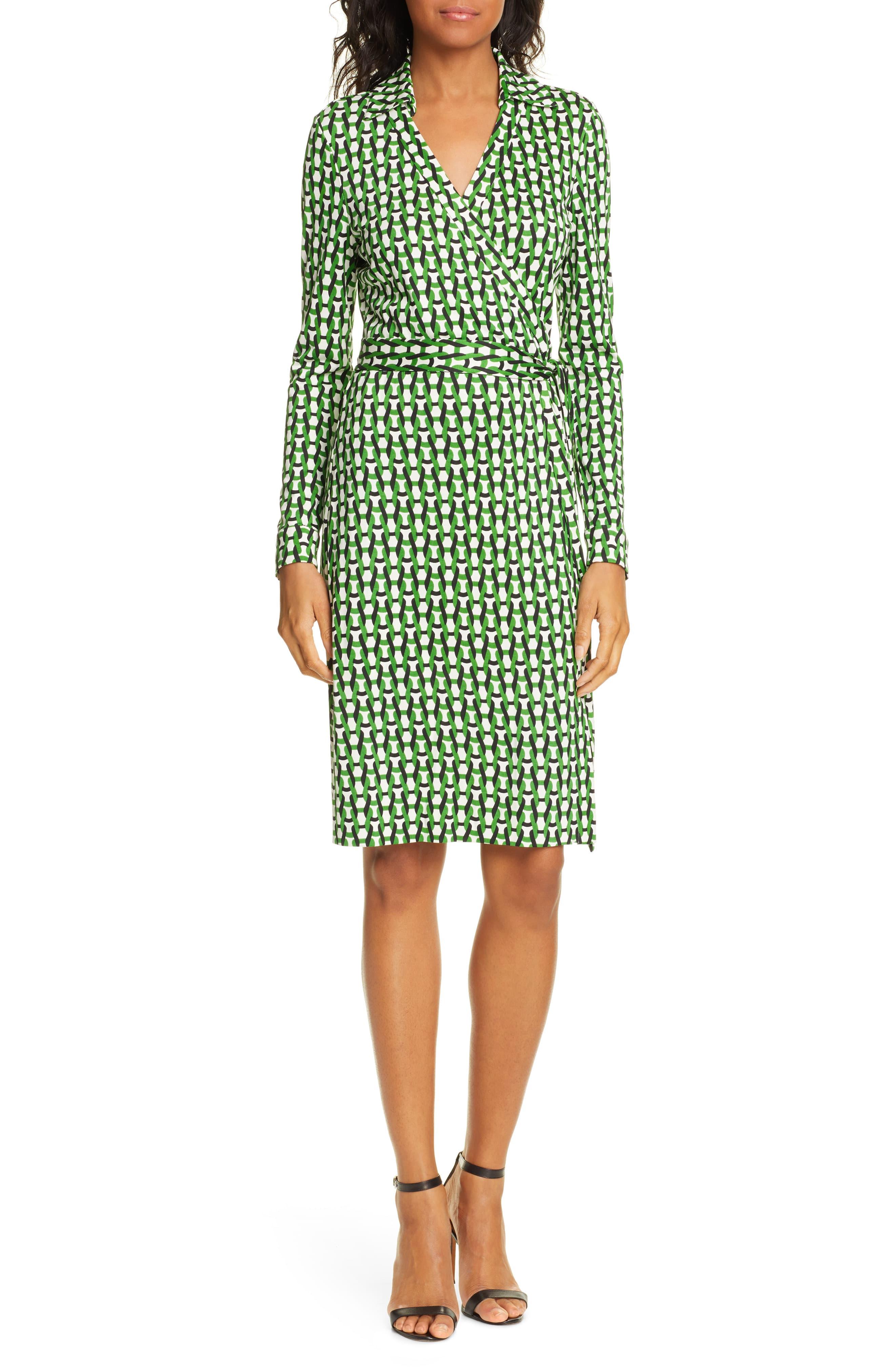 dvf new jeanne wrap dress