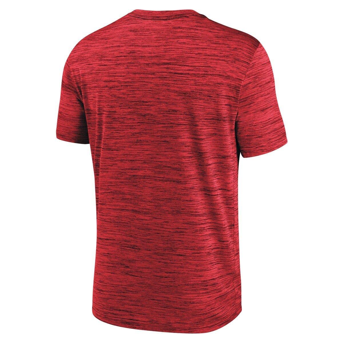 Men's Nike Red Philadelphia Phillies Wordmark Velocity Performance T-Shirt
