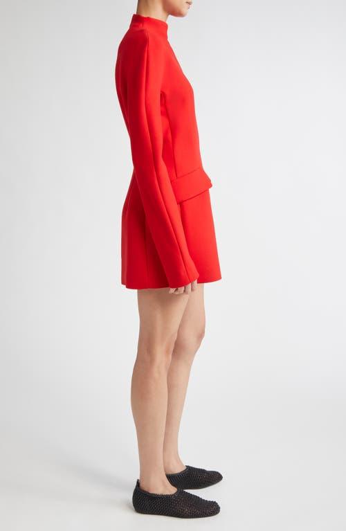 ワンピース SPORTMAX Red Stretch Viscose Agrume1234 Mini Dress Sportmax Belted Mini Dress In Red | ModeSens
