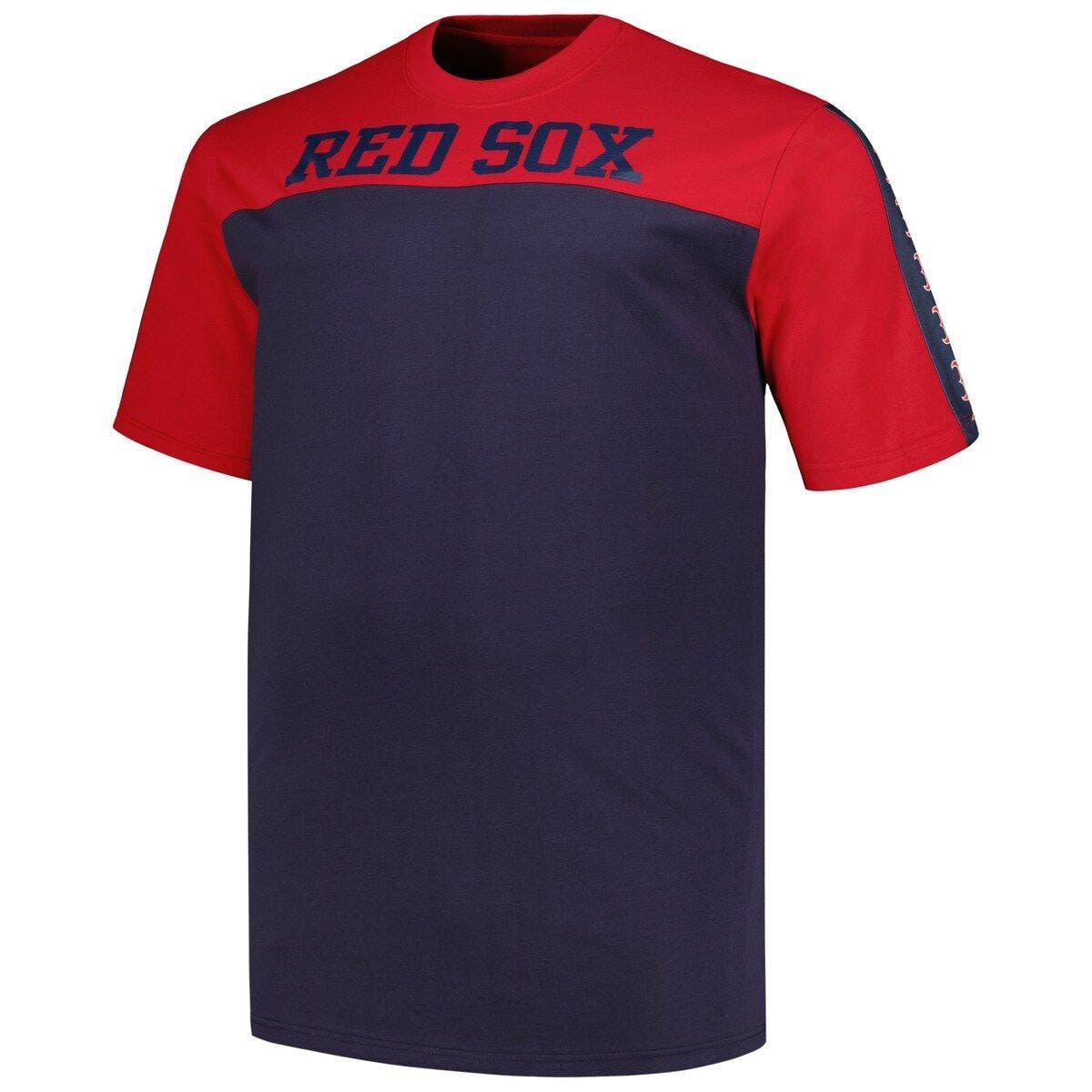 Men's Profile Navy/Red St. Louis Cardinals Big & Tall Yoke Knit T-Shirt