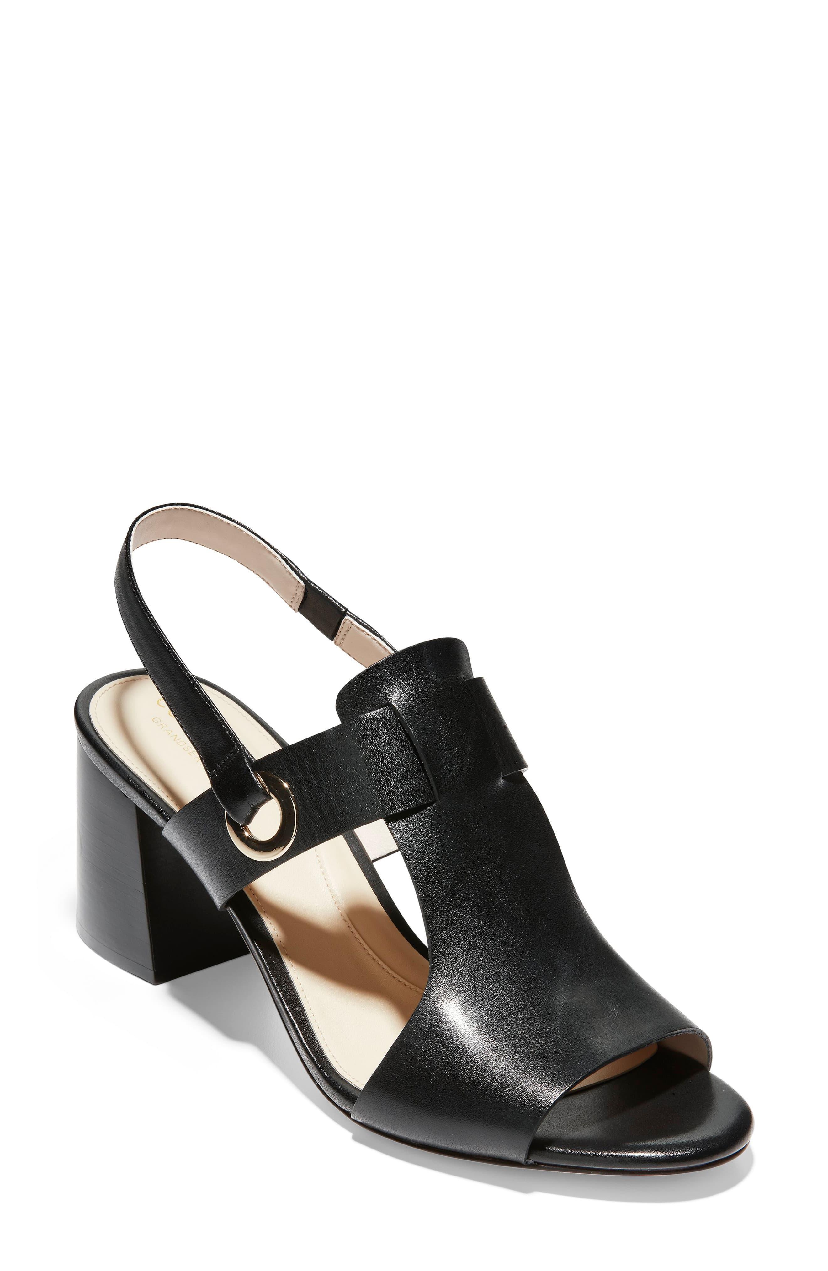 cole haan black slingback
