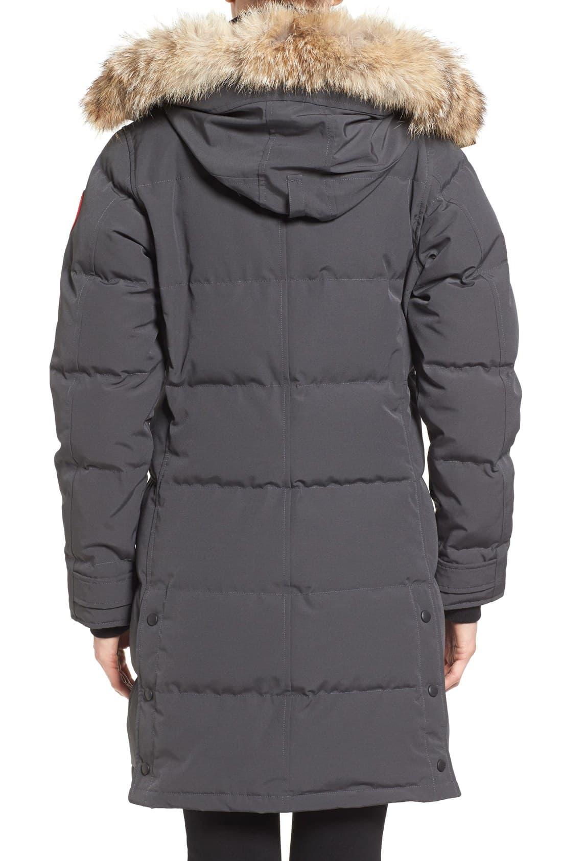 canada goose shelburne genuine coyote fur trim down parka