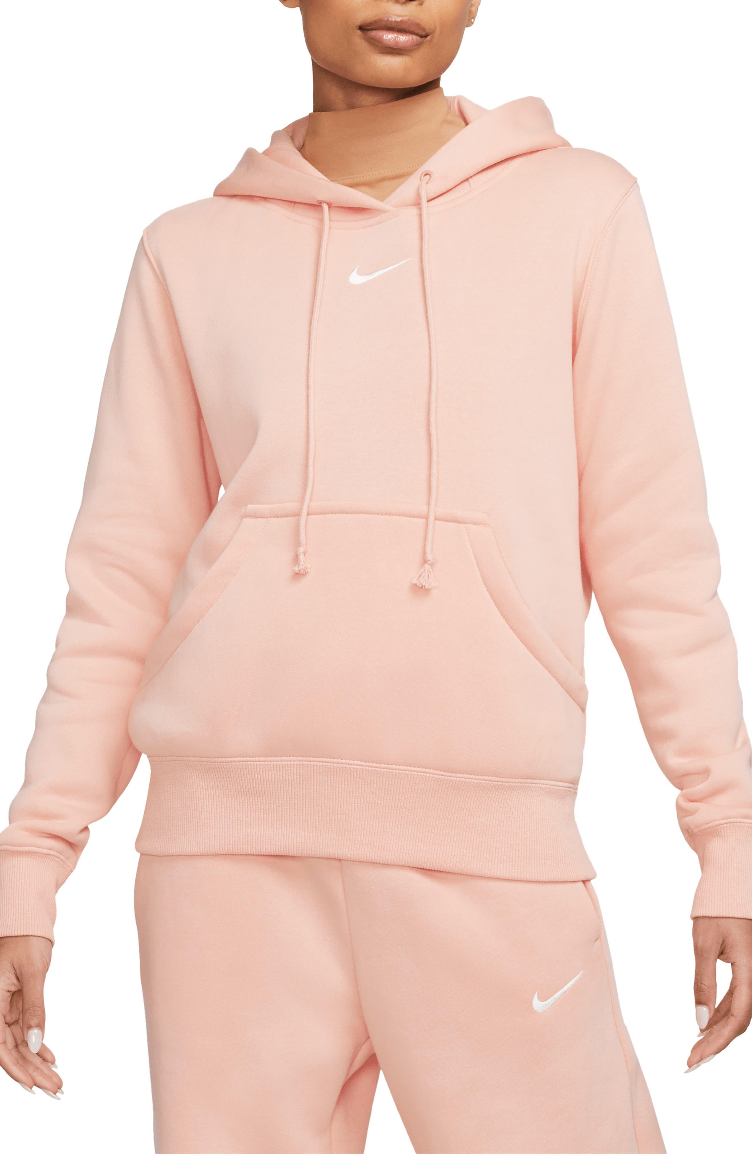 Nike Sportswear Phoenix Fleece Hoodie in Pink | Lyst