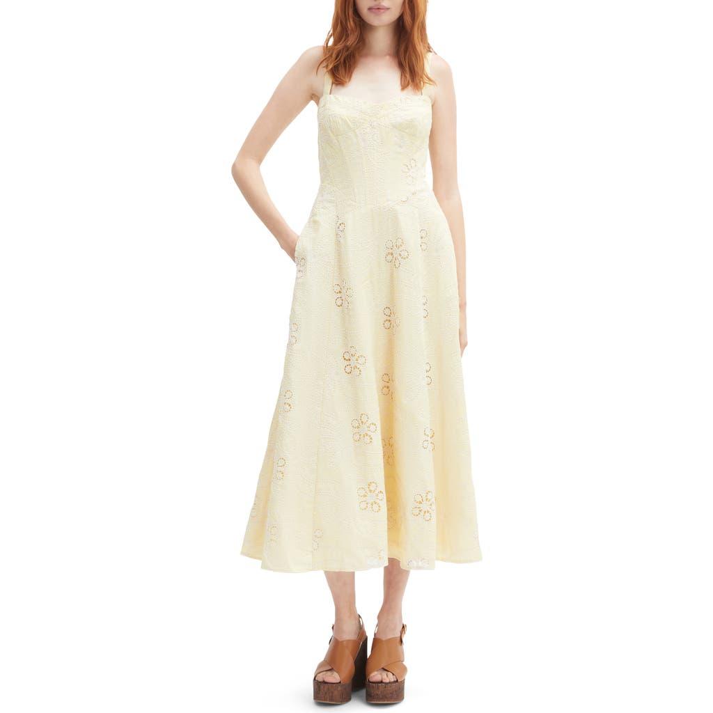 lilah eyelet corset midi dress Lilah Corset Midi Dress
