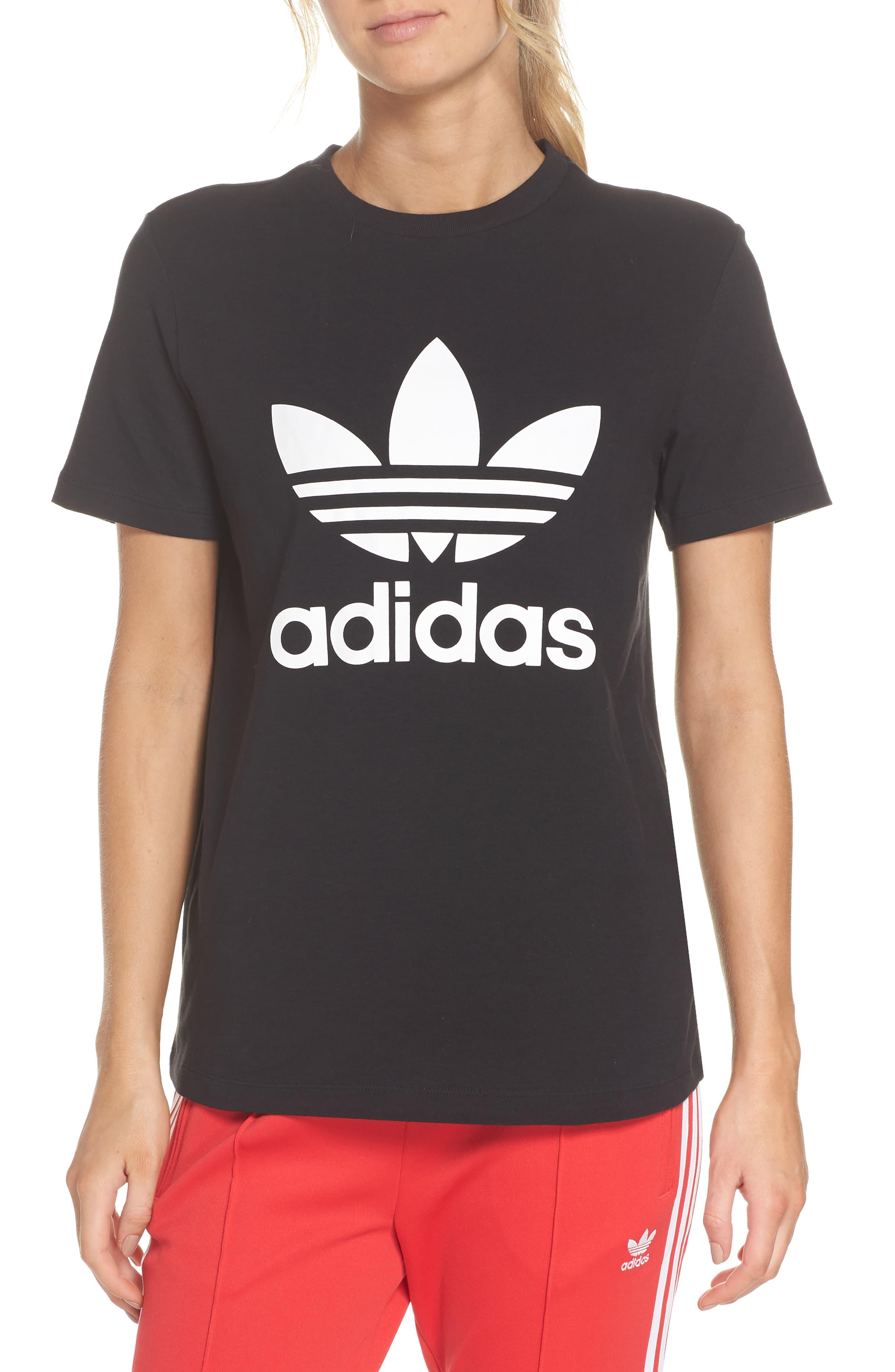 adidas trefoil tee