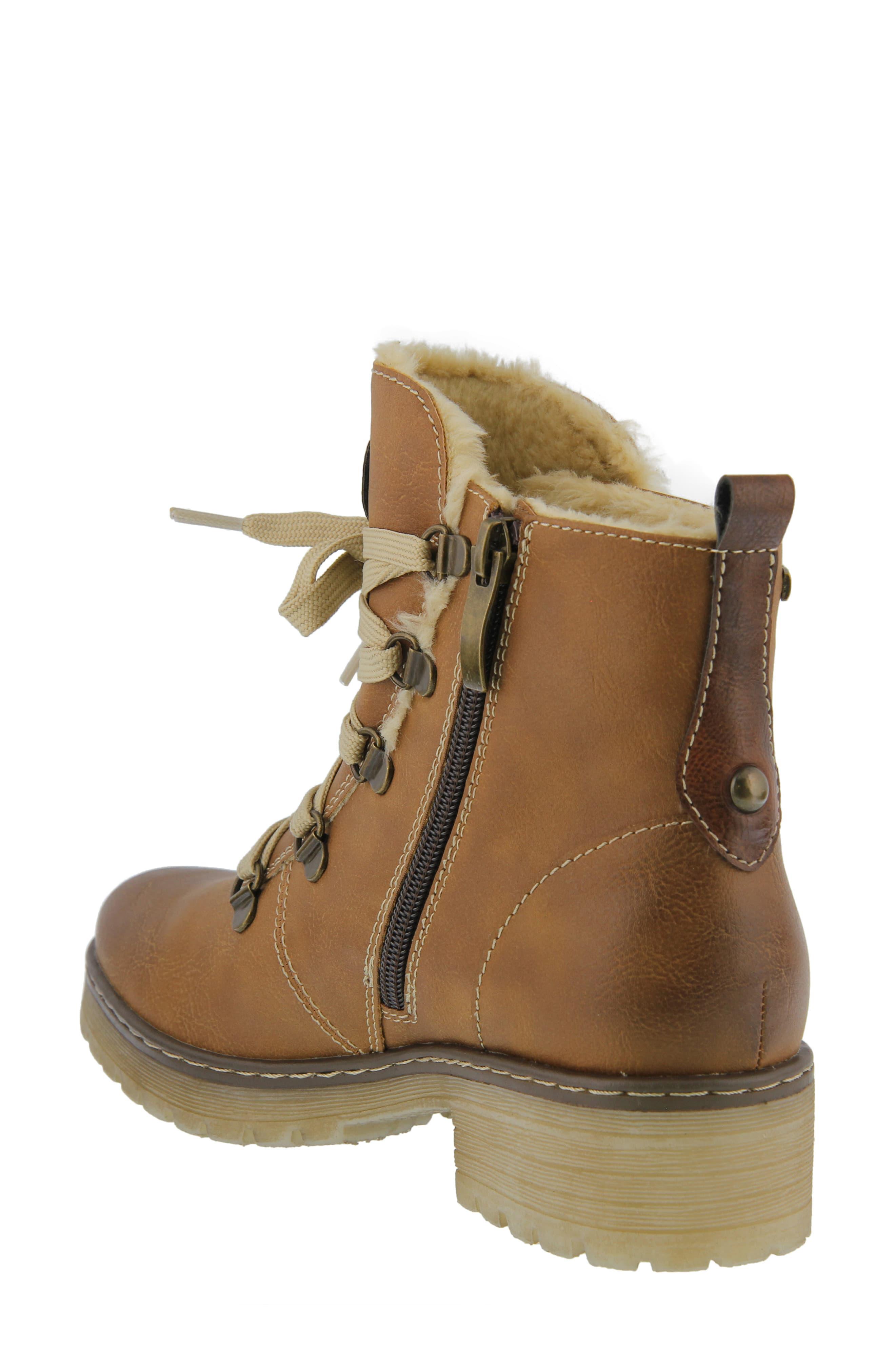Spring Step Micha Faux Fur Lined Hiking Boot Lyst