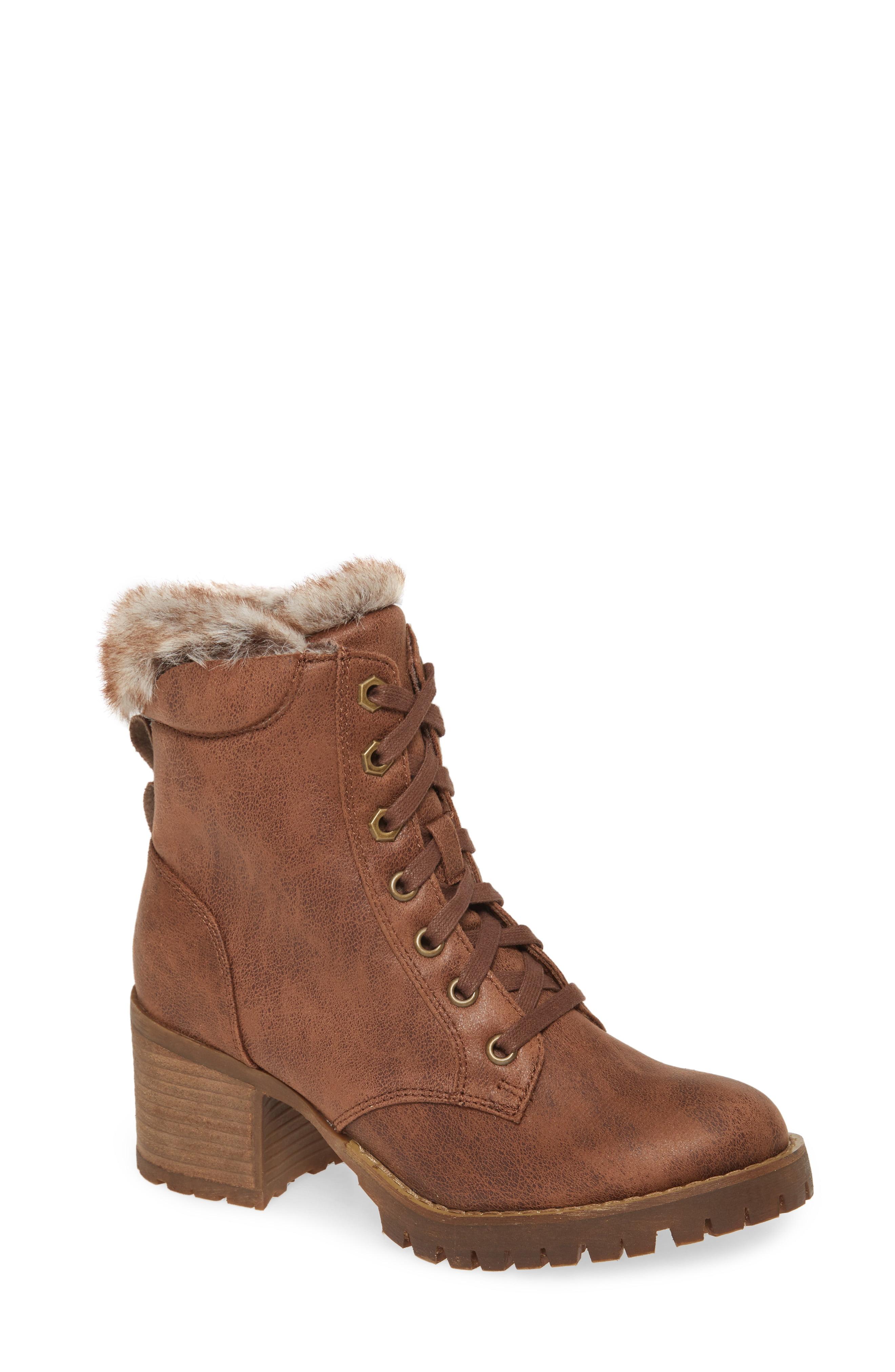 steve madden fur booties