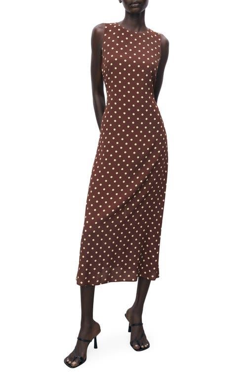 princess polly baby blue dress Yoke Panel Maxi Dress-Brown Spot main image 0