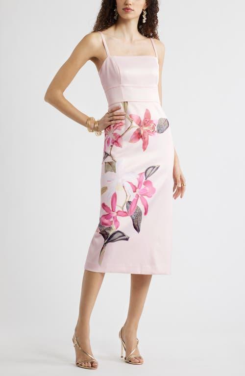 chelsea28 eyelet embroidered dress Chelsea28 Embroidered Eyelet Smocked Sleeveless Maxi Sundress in Pink