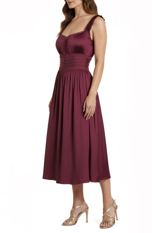 knee length dresses for ladies Yellow Chiffon Trendy Party Wear Dresses Ladies Floral Embroidery Flared  Fit main image 1