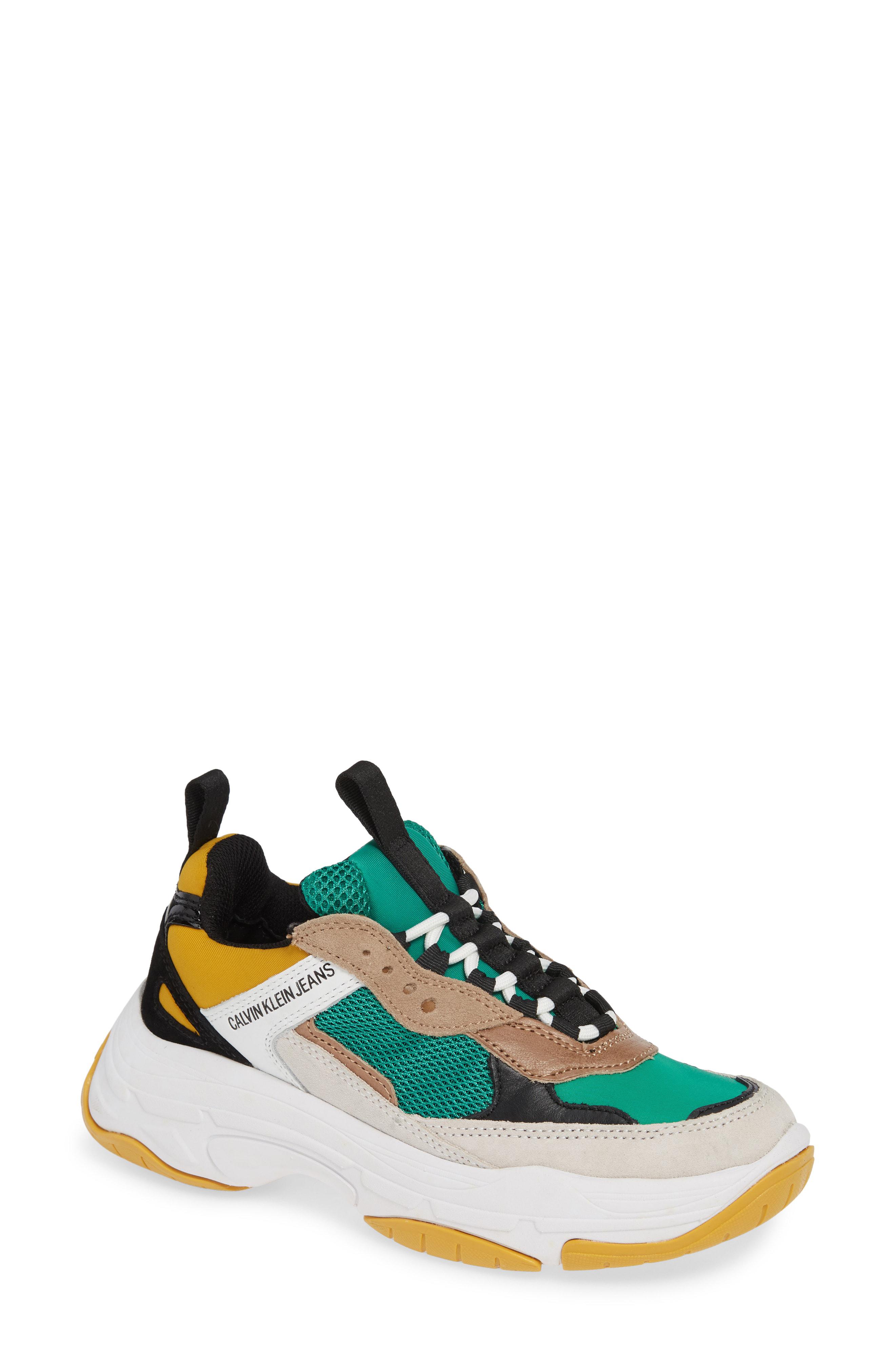 calvin klein maya trainers green