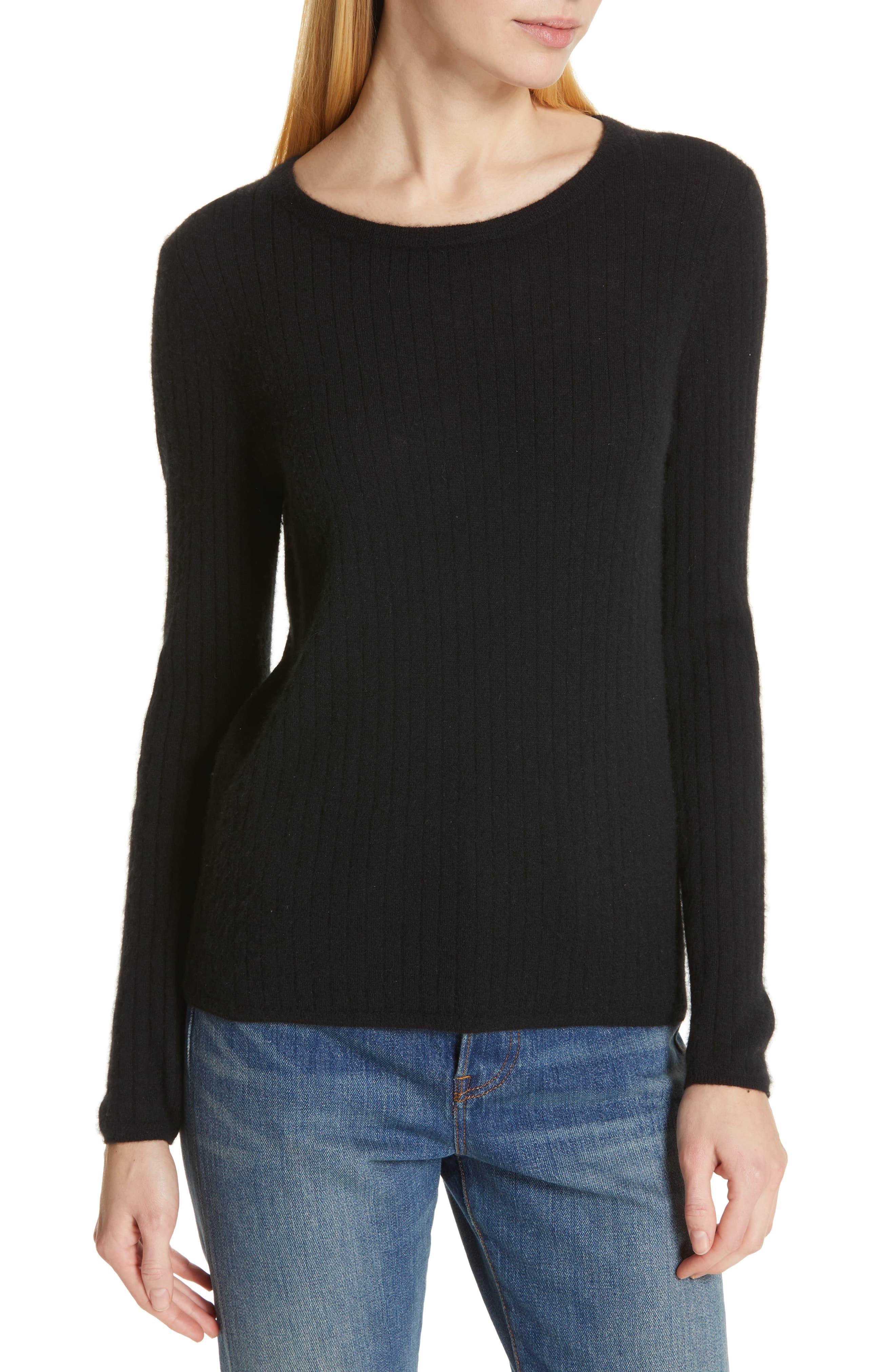 Jenni Kayne Silk & Cashmere Sweater in Black - Lyst