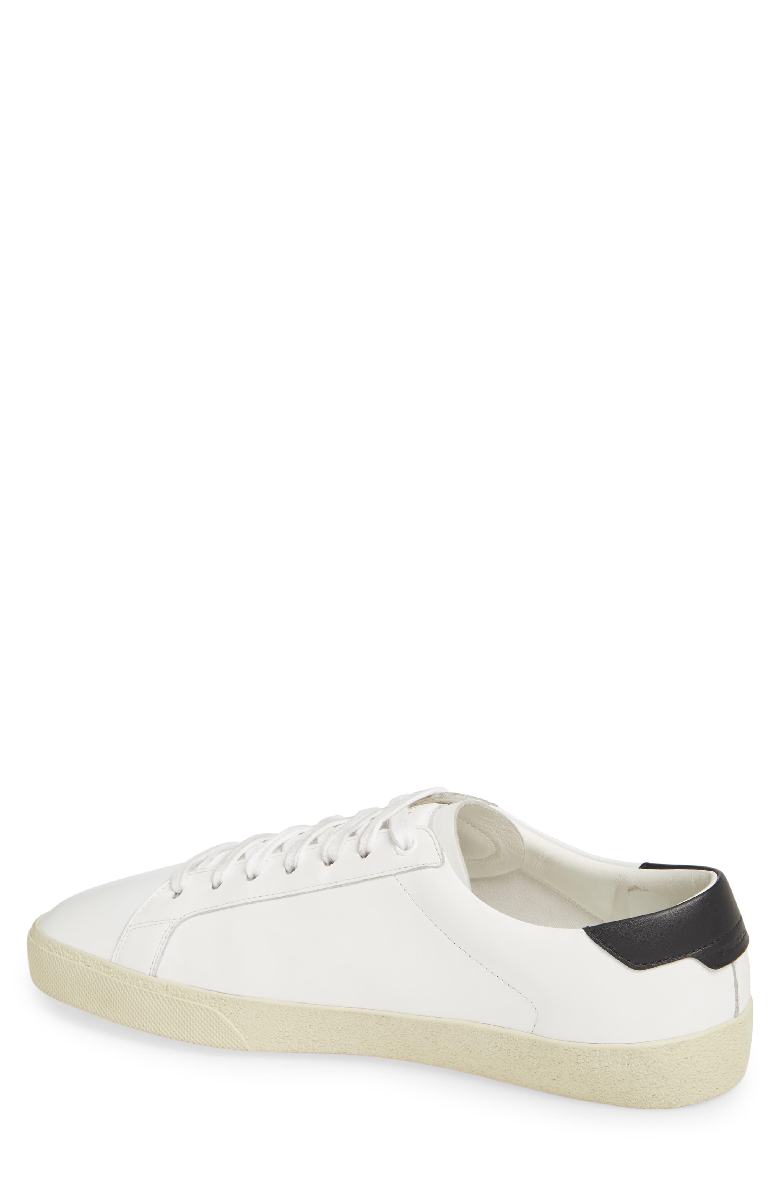 saint laurent white sneakers mens