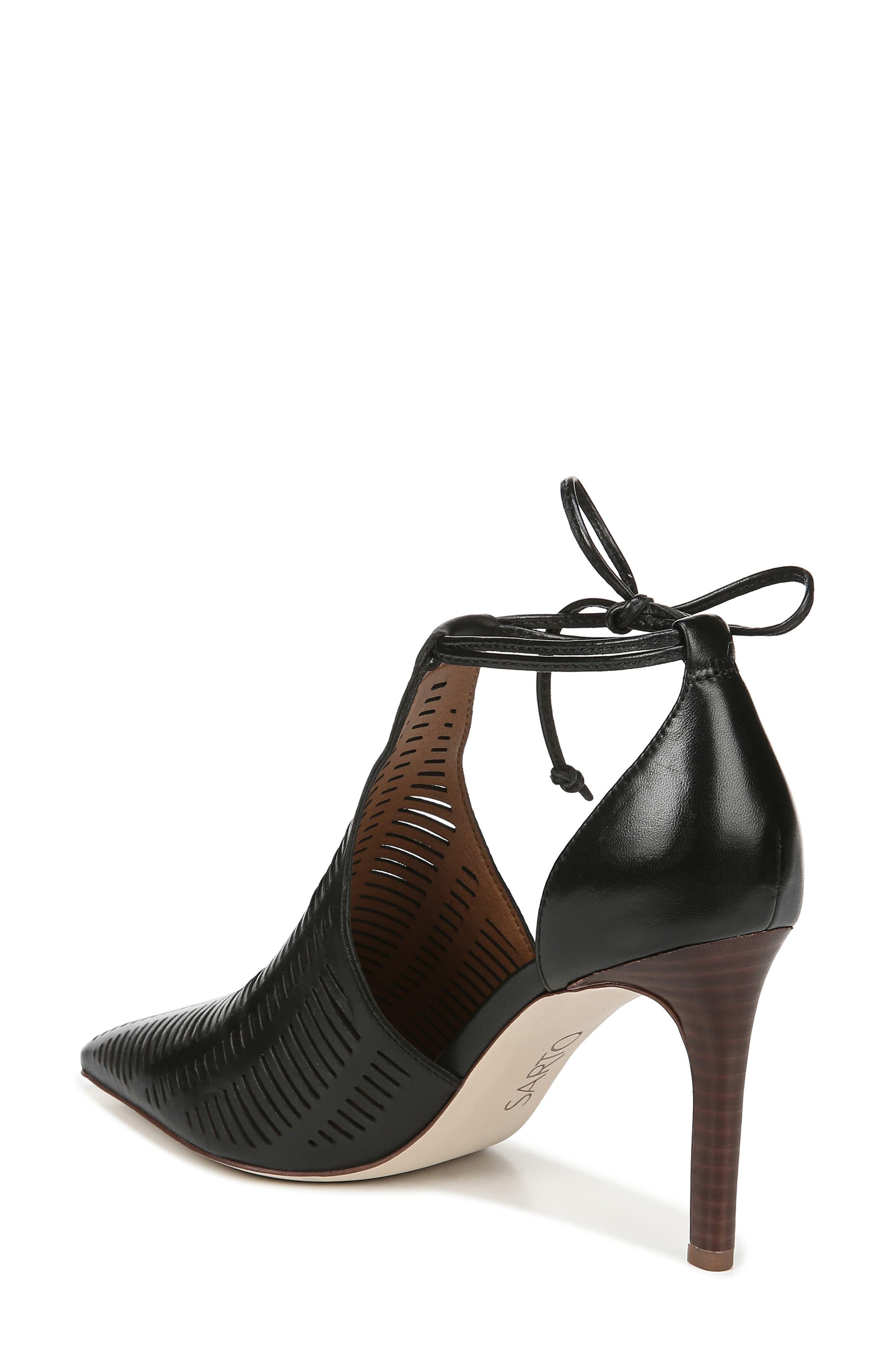 krista perforated ankle wrap pump