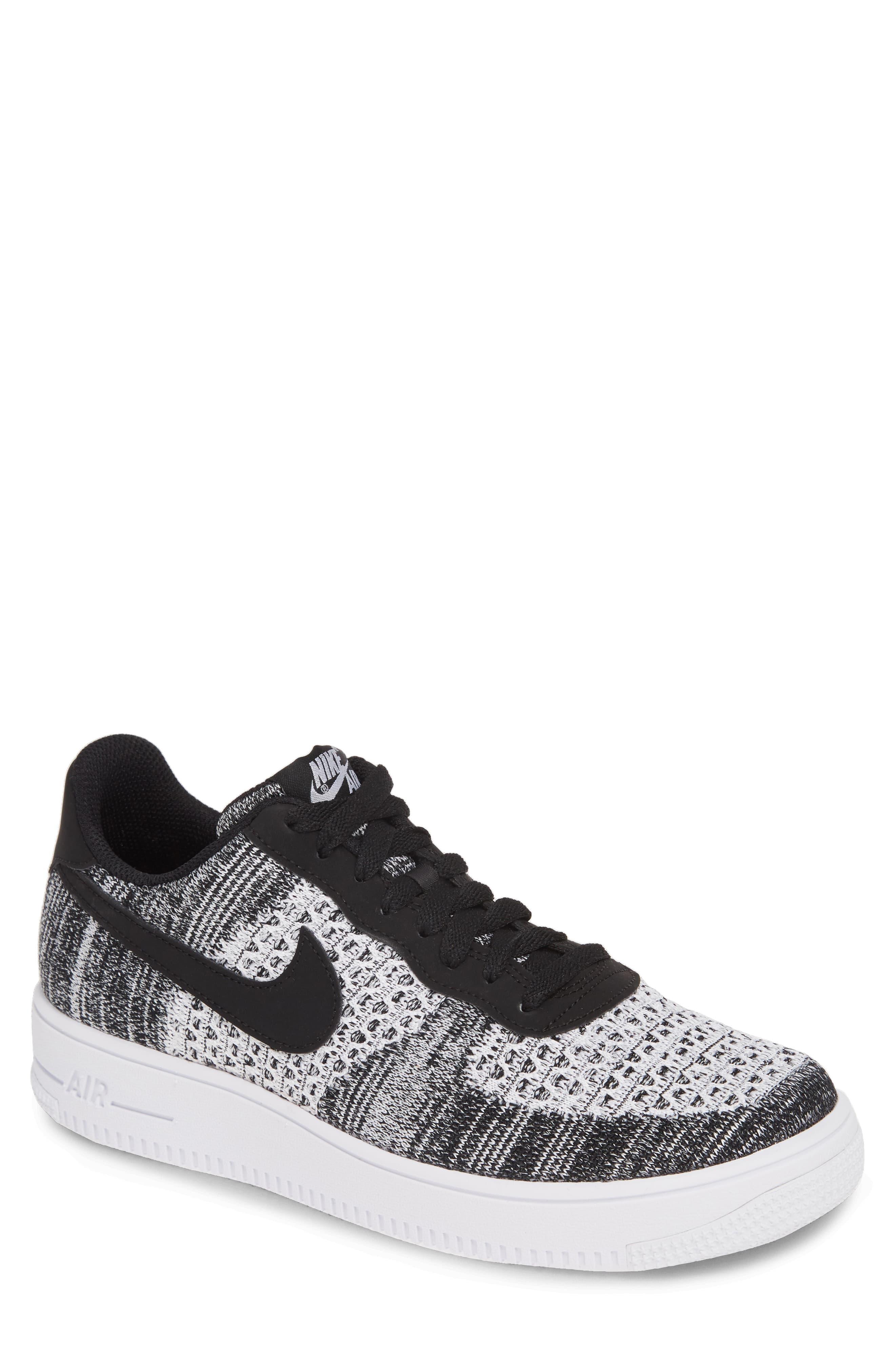 Nike Air Force 1 Flyknit 2.0 Trainers in Black for Men | Lyst