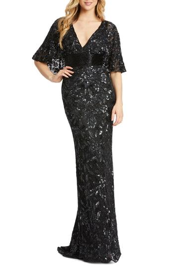 mac duggal sequin ball gown