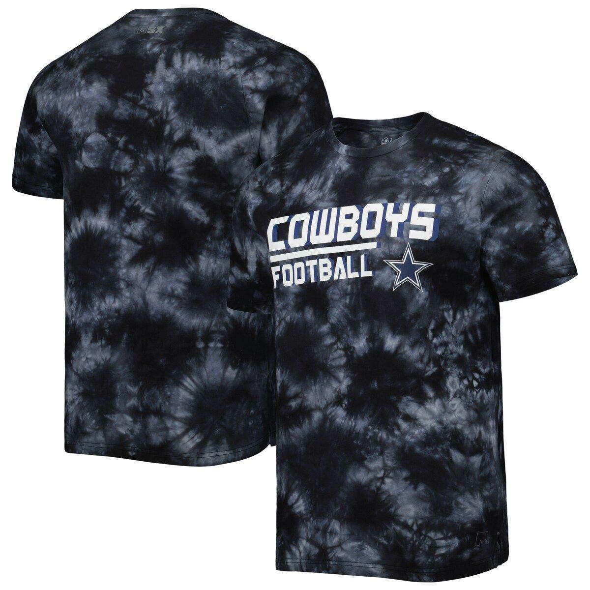 Denver Broncos MSX by Michael Strahan Freestyle Tie-Dye T-Shirt - Navy