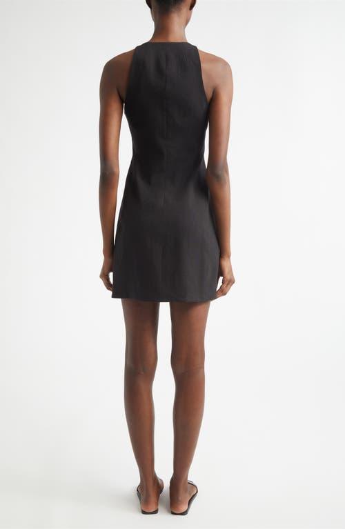 chinese dress ladies Julianna Linen Mini Dress