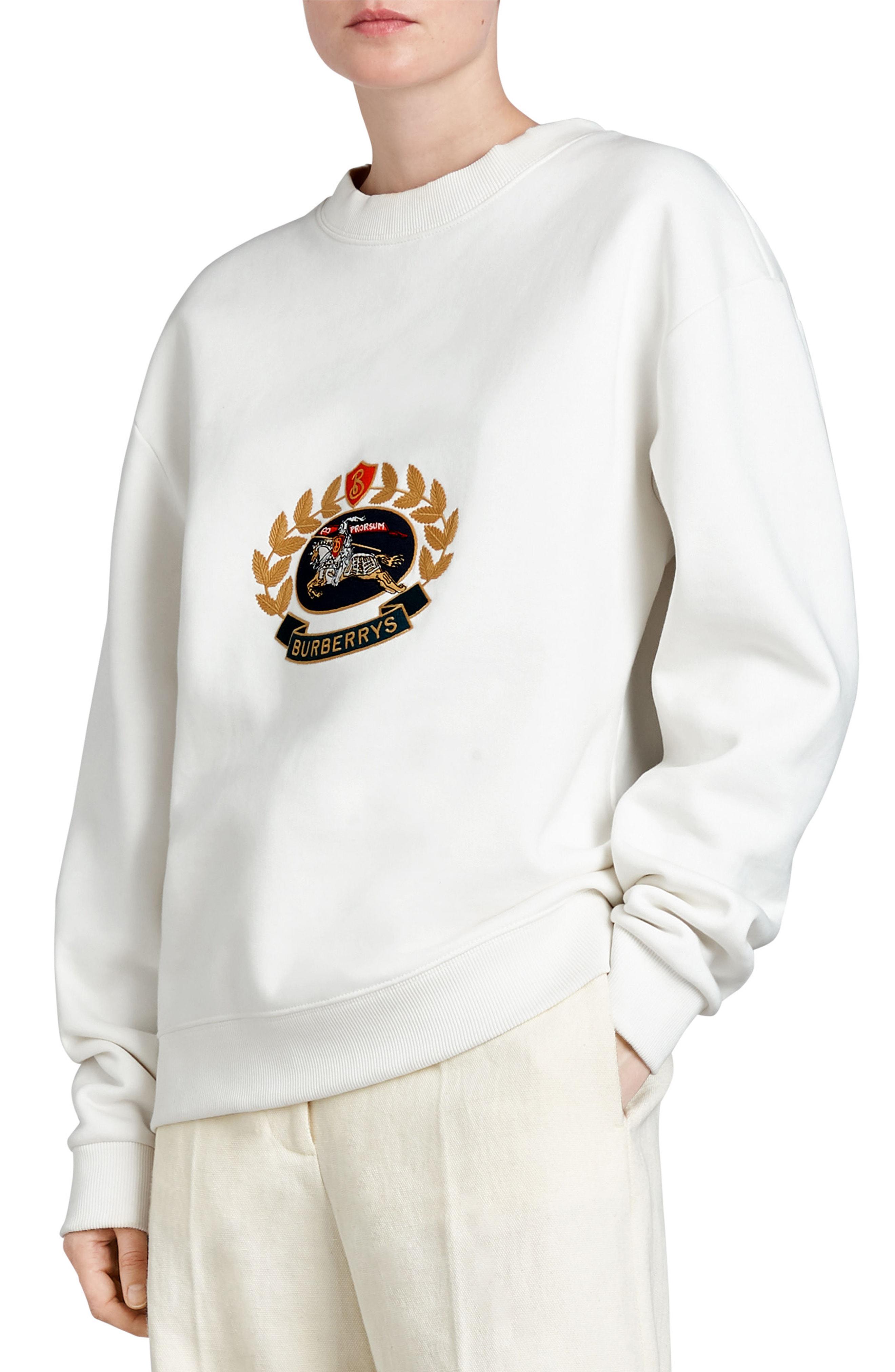 Burberry White Sweater Shop, 59% OFF | powerofdance.com