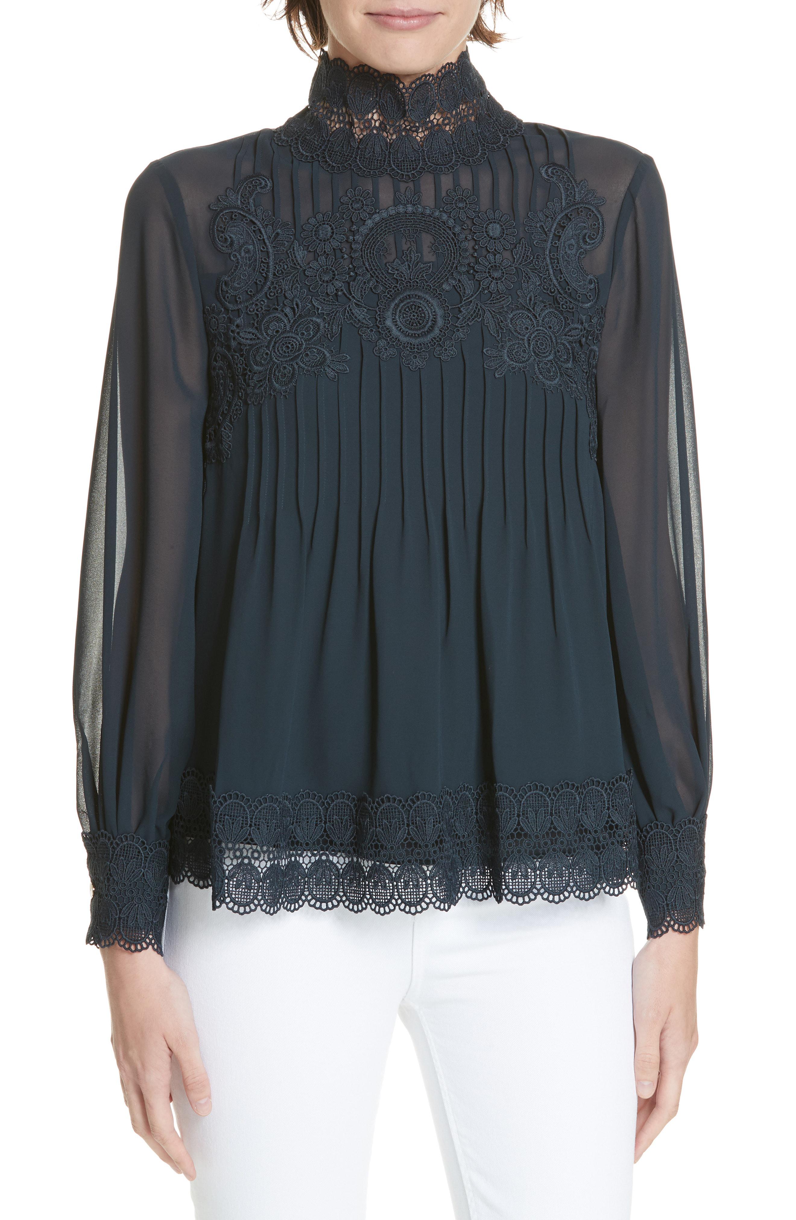 Ted Baker Cailley Lace Top - Lyst