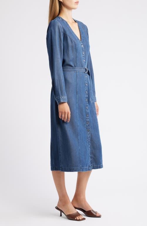 white christmas dresses Bloom Stone Washed Denim Dress main image 1