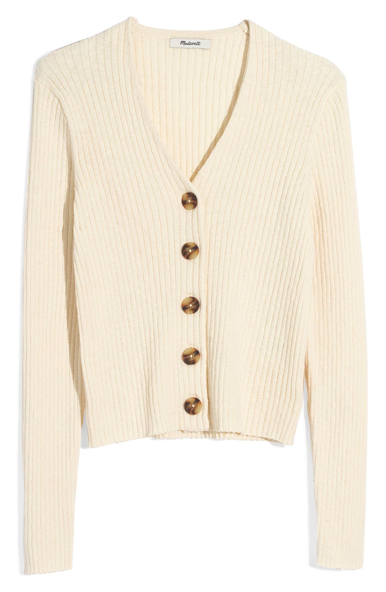 madewell shrunken cardigan