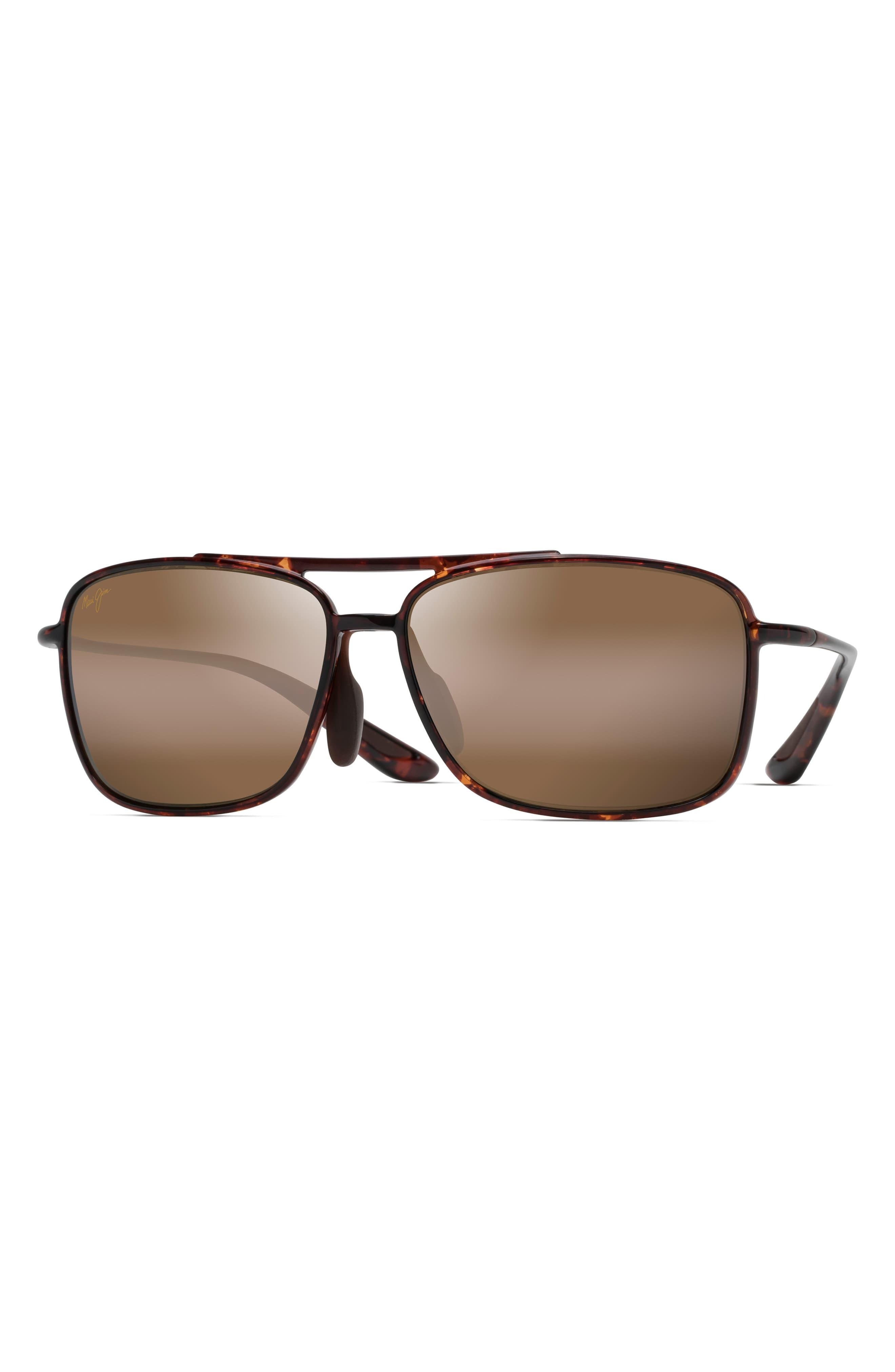 Maui Jim Synthetic Kaupo Gap 61mm Polarizedplus2 Sunglasses in Tortoise