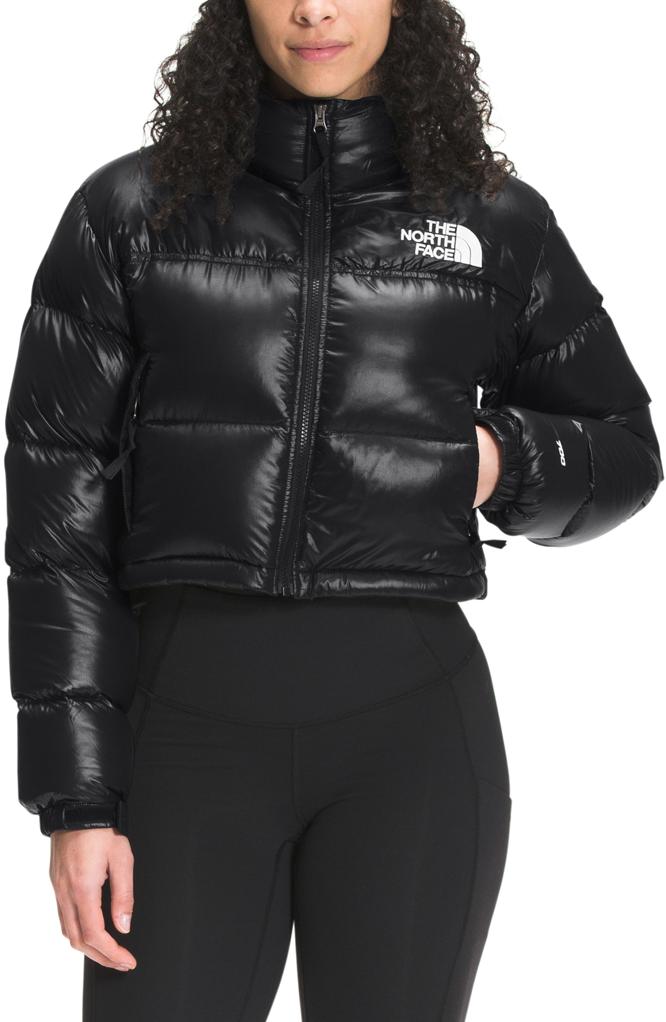The North Face Nuptse® 700 Fill Power Down Short Jacket in Black | Lyst