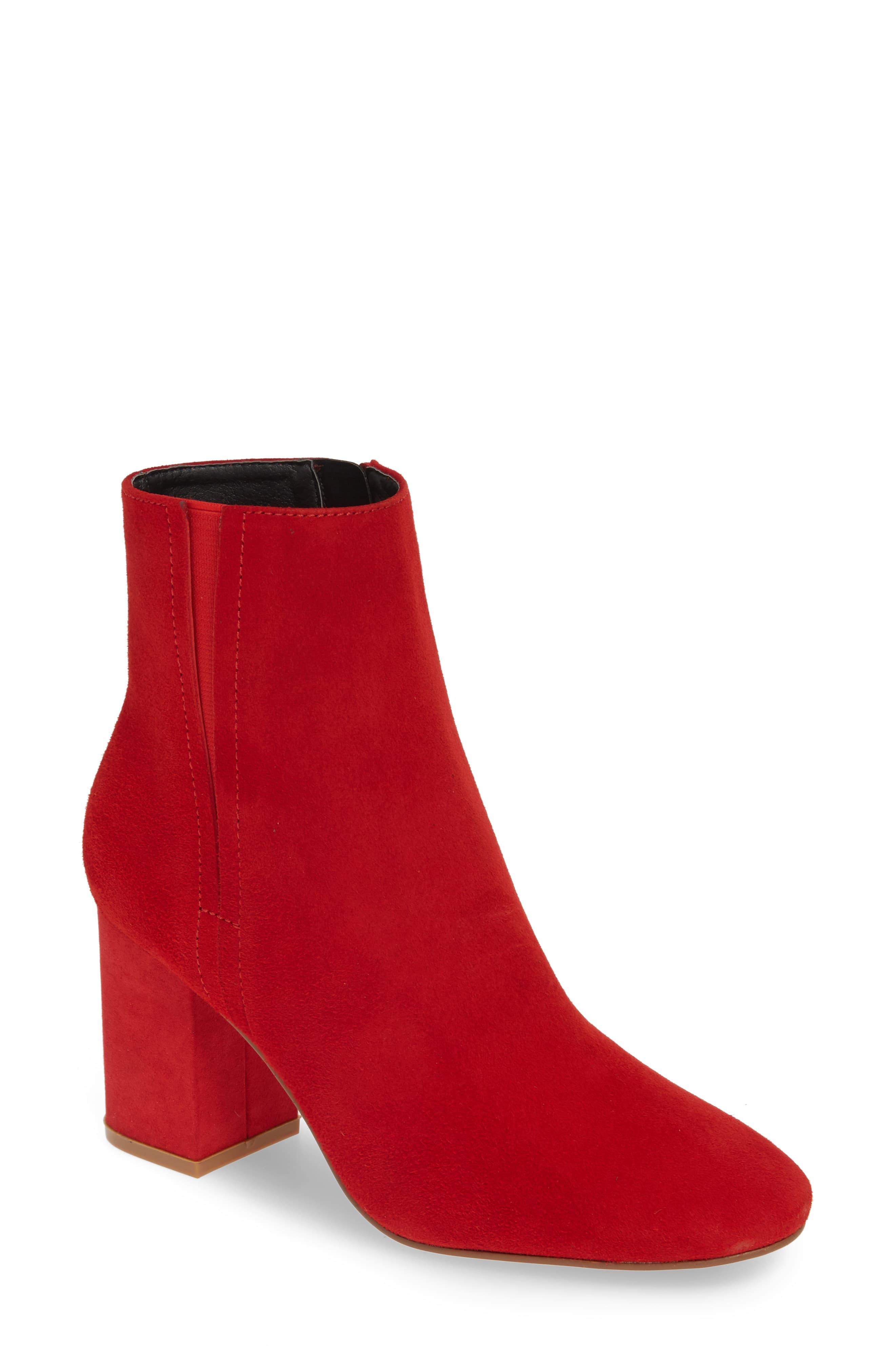 halogen red boots