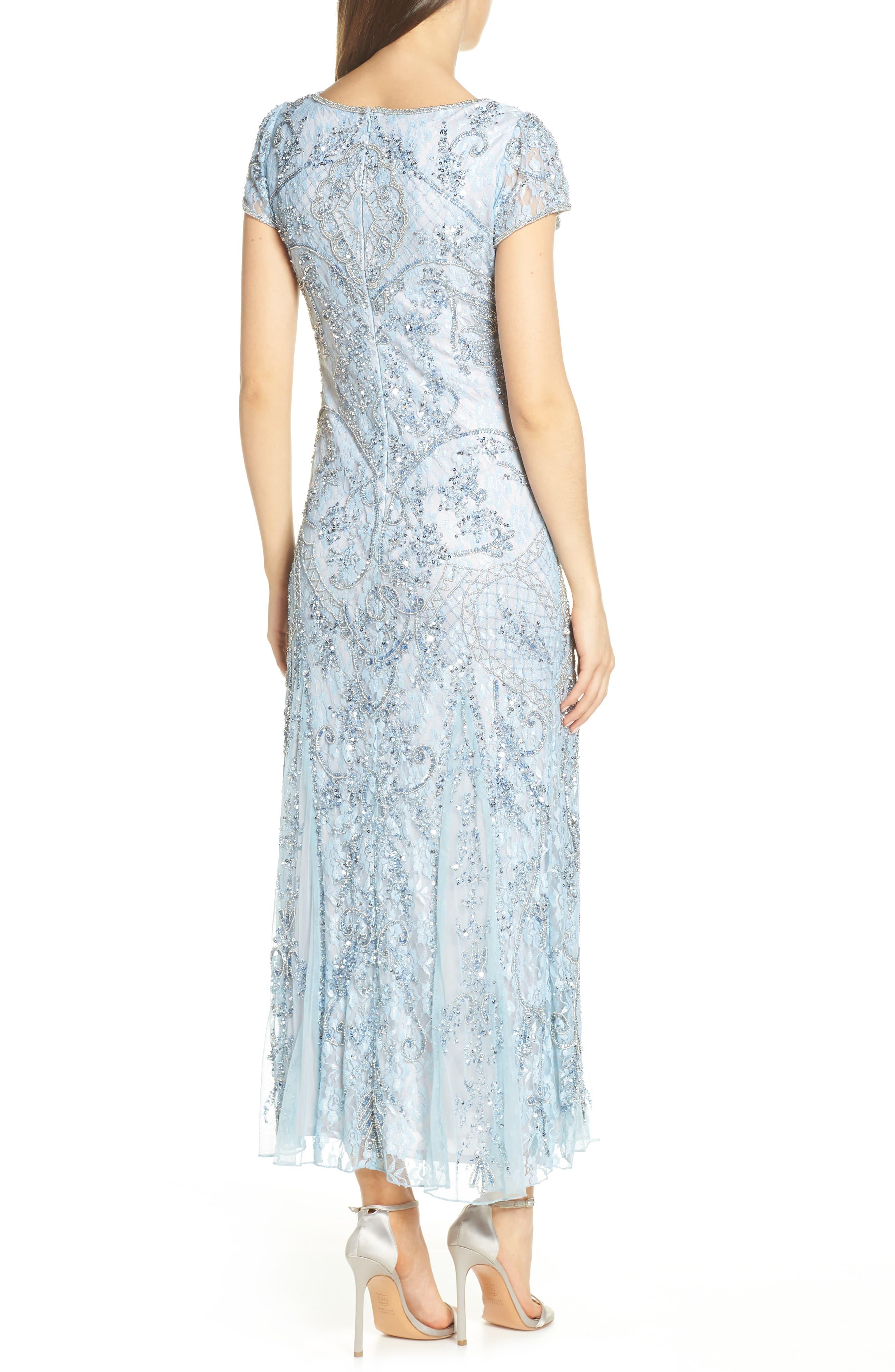 pisarro nights embellished gown