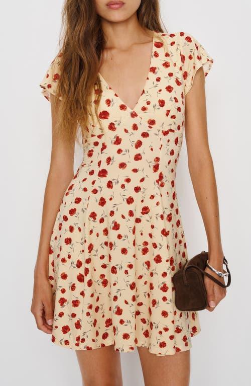 reformation fit and flare dress Reformation Balia Denim Fit & Flare Midi-Dress